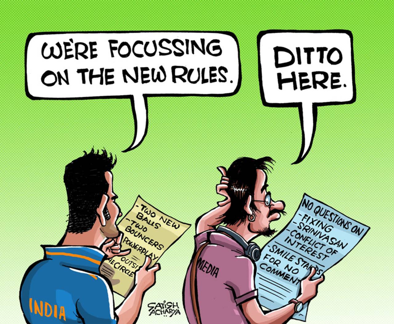 Cartoon: New rules