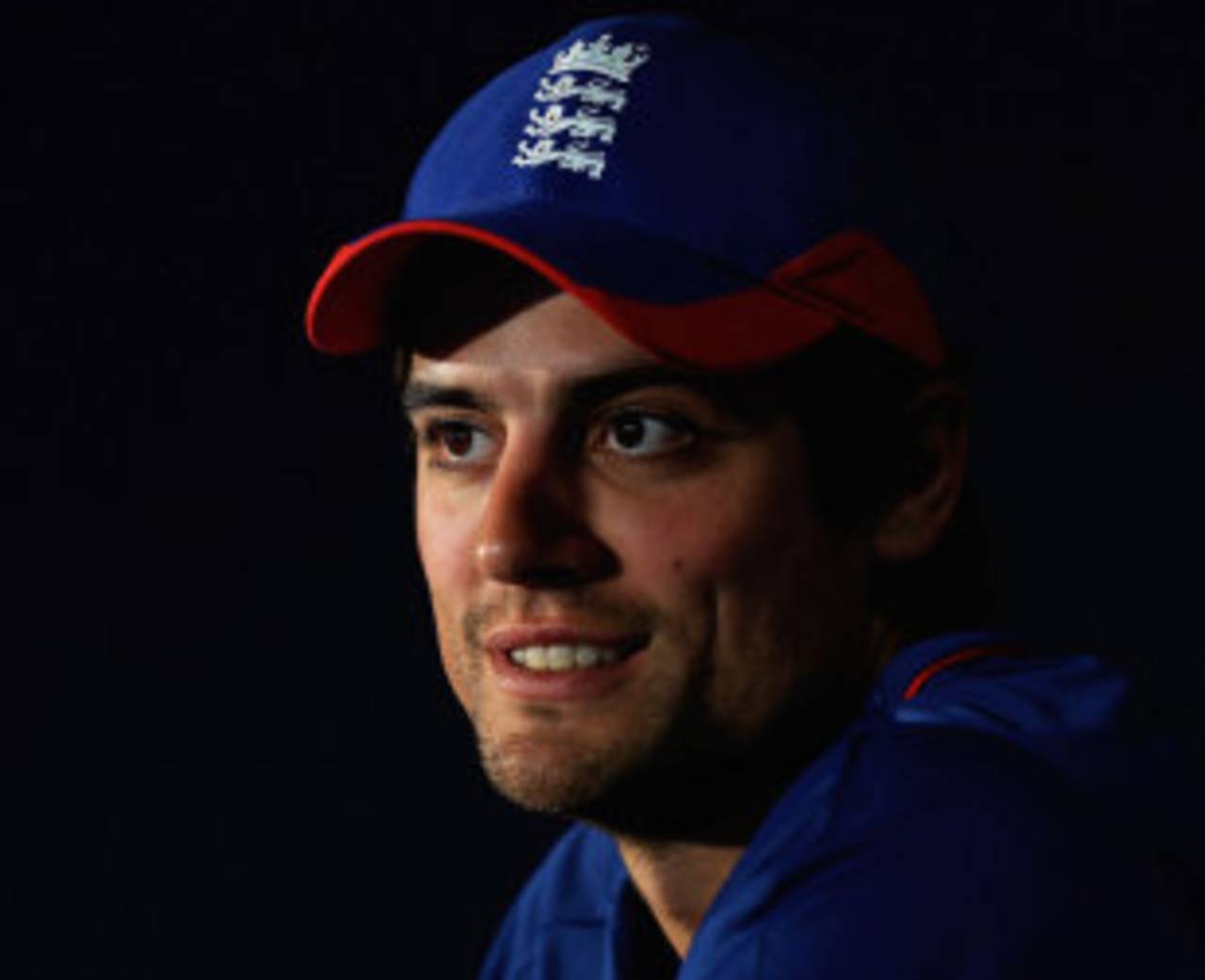 Alastair Cook chats with the media, Birmingham, June 7, 2013