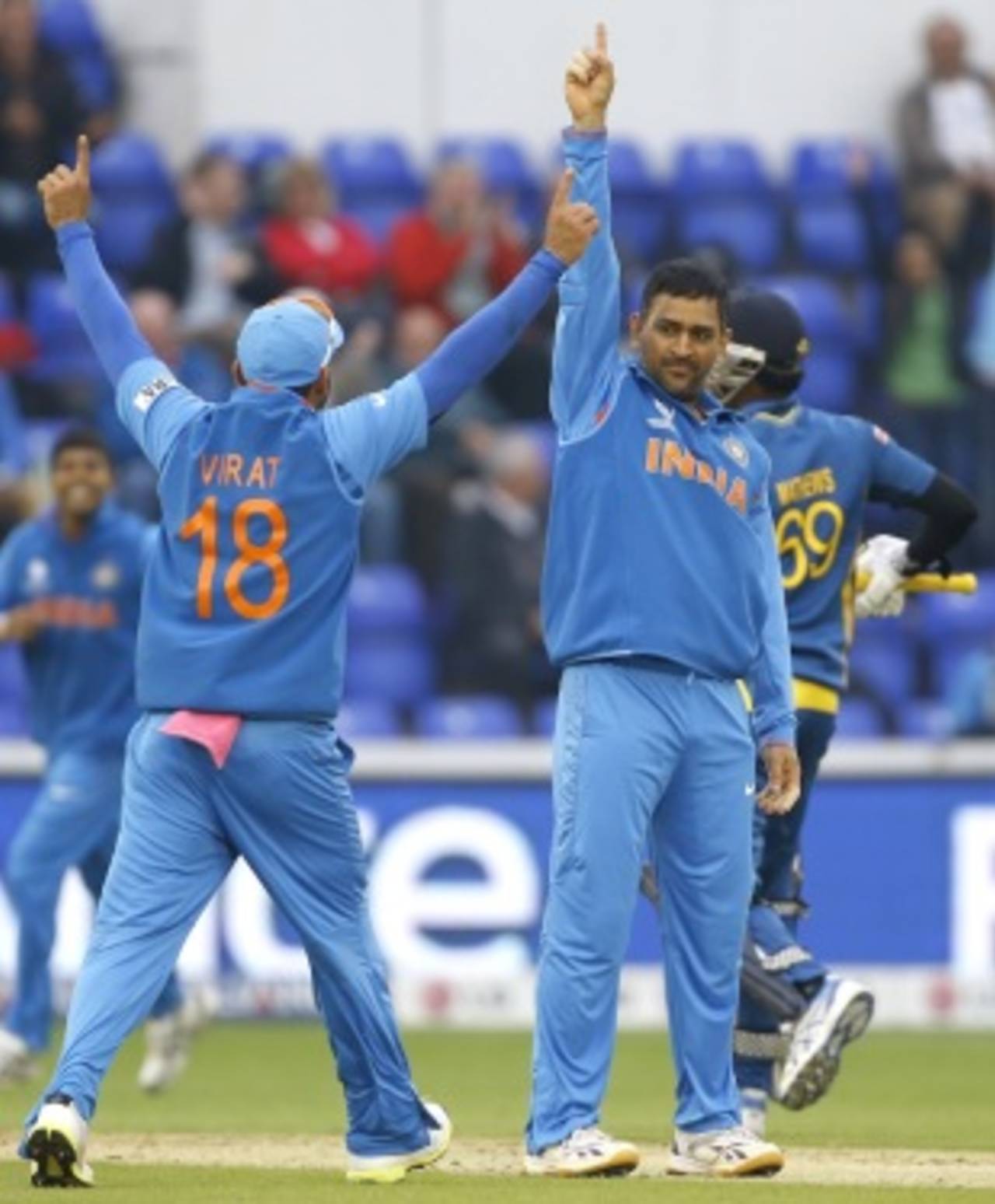 MS Dhoni came very close to pushing his ODI wickets tally to two&nbsp;&nbsp;&bull;&nbsp;&nbsp;Associated Press