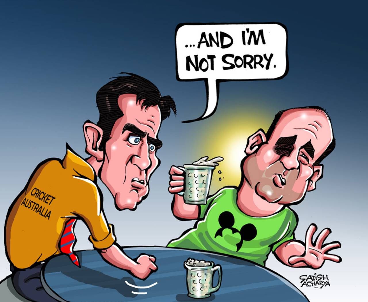 Cartoon: The blow