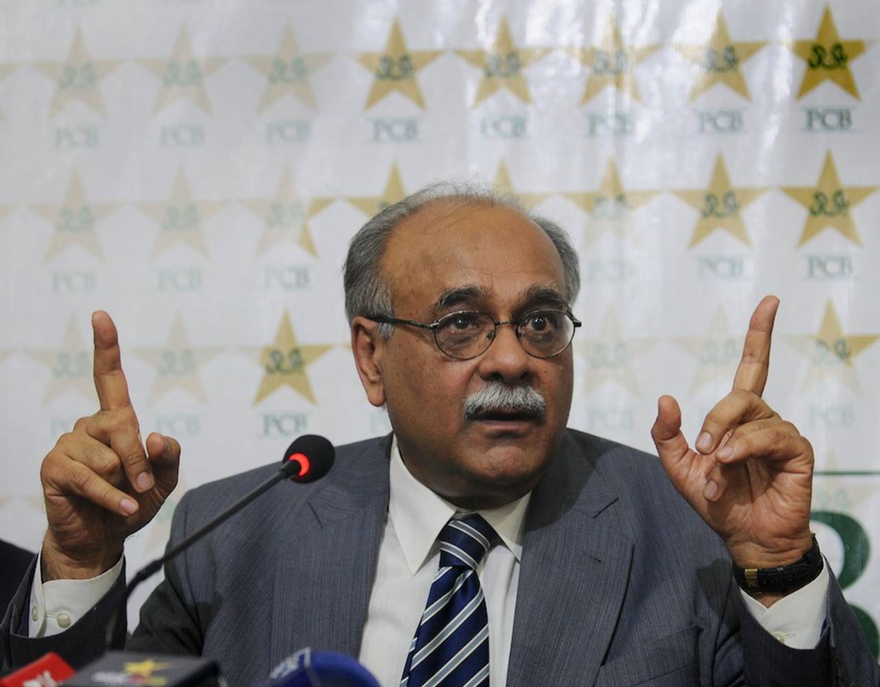 After some confusion it is learnt that Najam Sethi is currently not at the PCB's helm, pending the court's ruling&nbsp;&nbsp;&bull;&nbsp;&nbsp;AFP