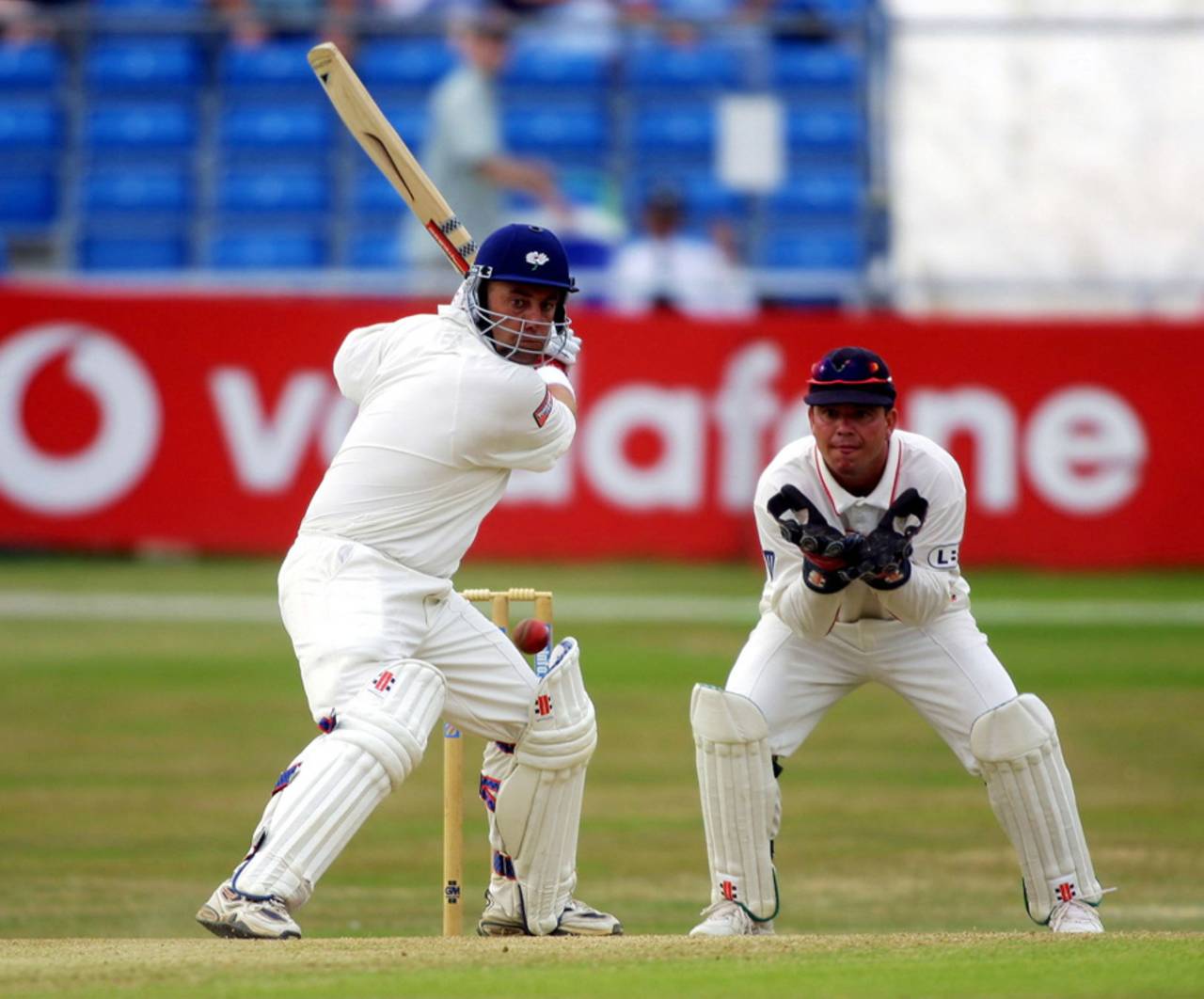 Darren Lehmann on his way to a double-century, Yorkshire v Lancashire, County Championship Division One, 3rd day, Headingley, July 28, 2001
