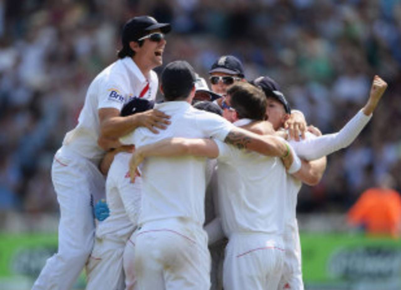 England's victory was secured thanks to the unstinting efforts of James Anderson&nbsp;&nbsp;&bull;&nbsp;&nbsp;Getty Images