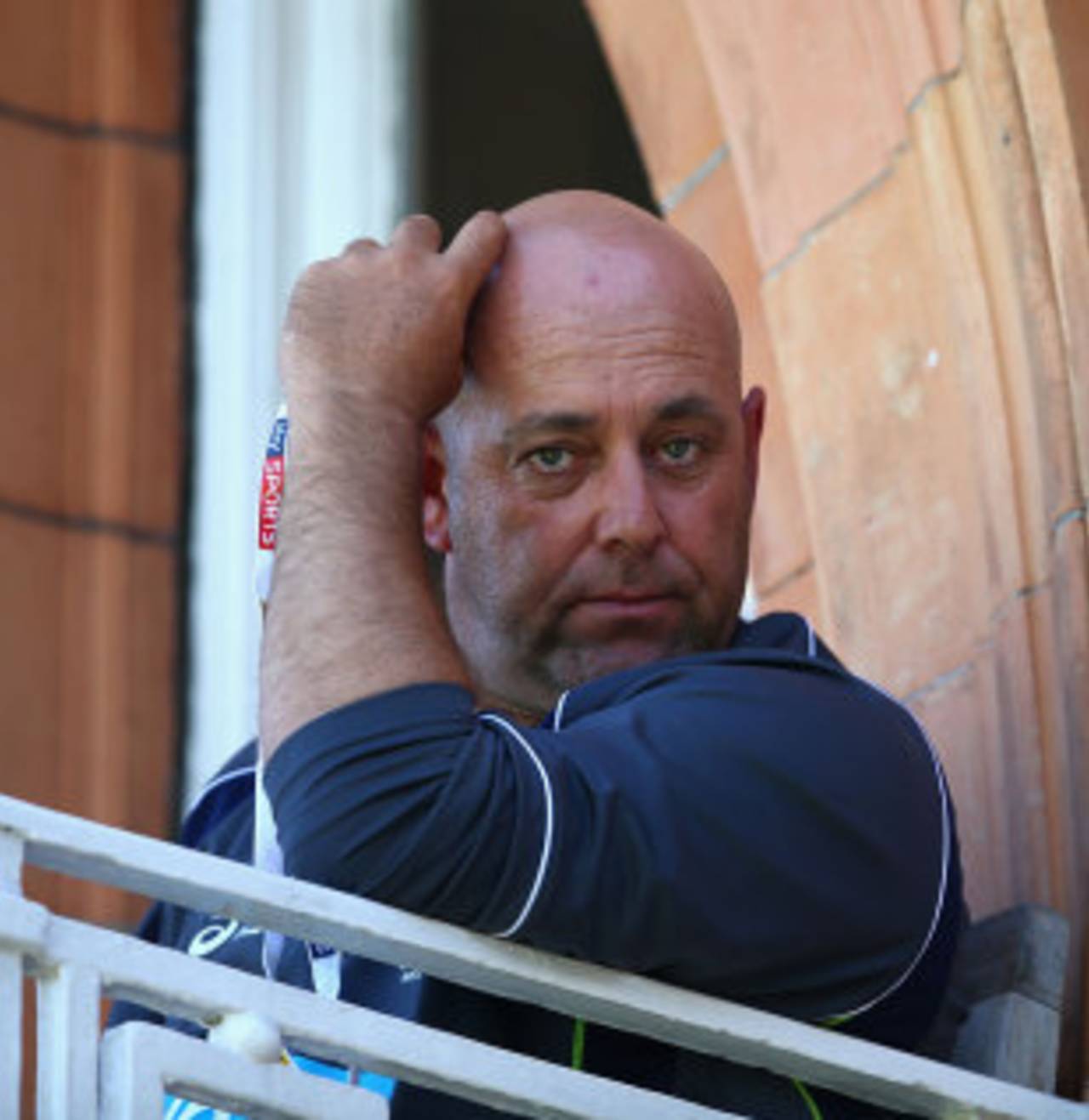 Tough job: Darren Lehmann watches Australia's performance, England v Australia, 2nd Investec Ashes Test, Lord's, 2nd day, July 19, 2013