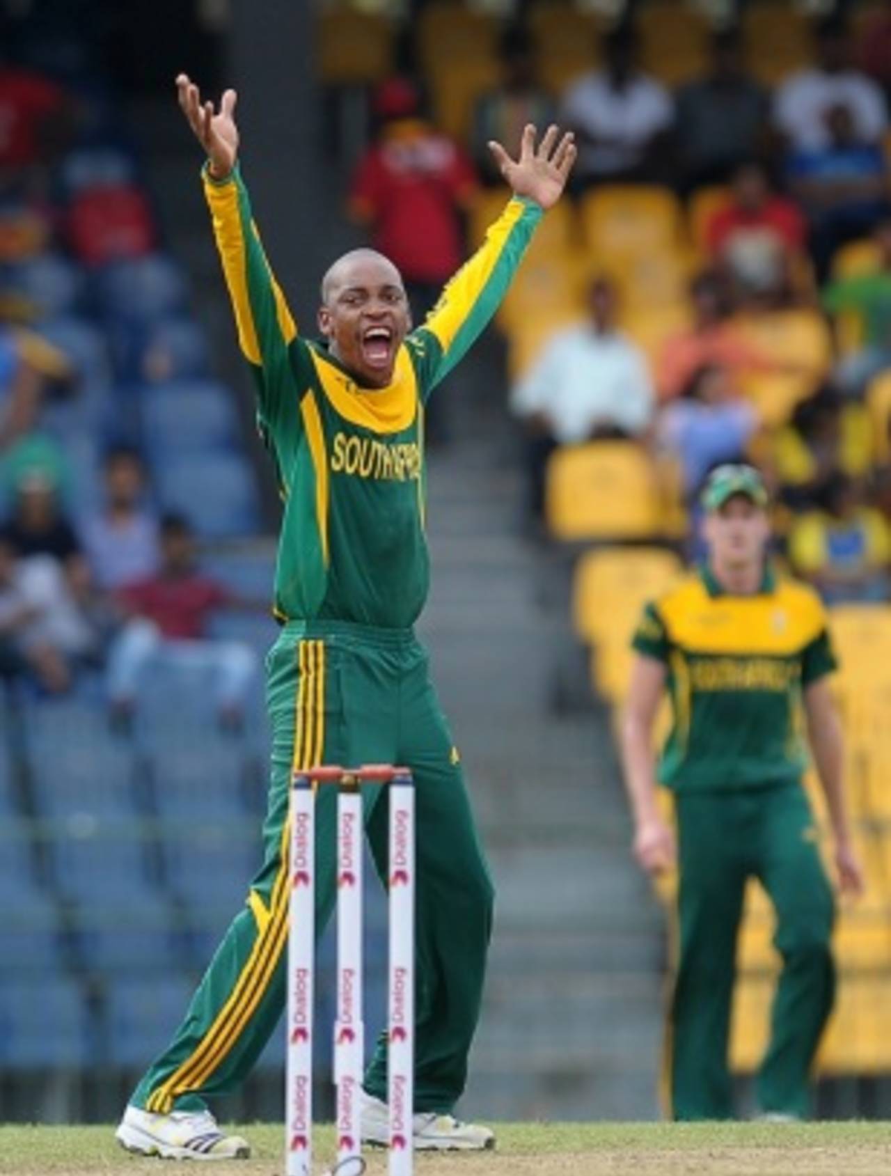 As a frontline spinner for South Africa, Aaron Phangiso will need to adapt his bowling cleverly and quickly&nbsp;&nbsp;&bull;&nbsp;&nbsp;AFP