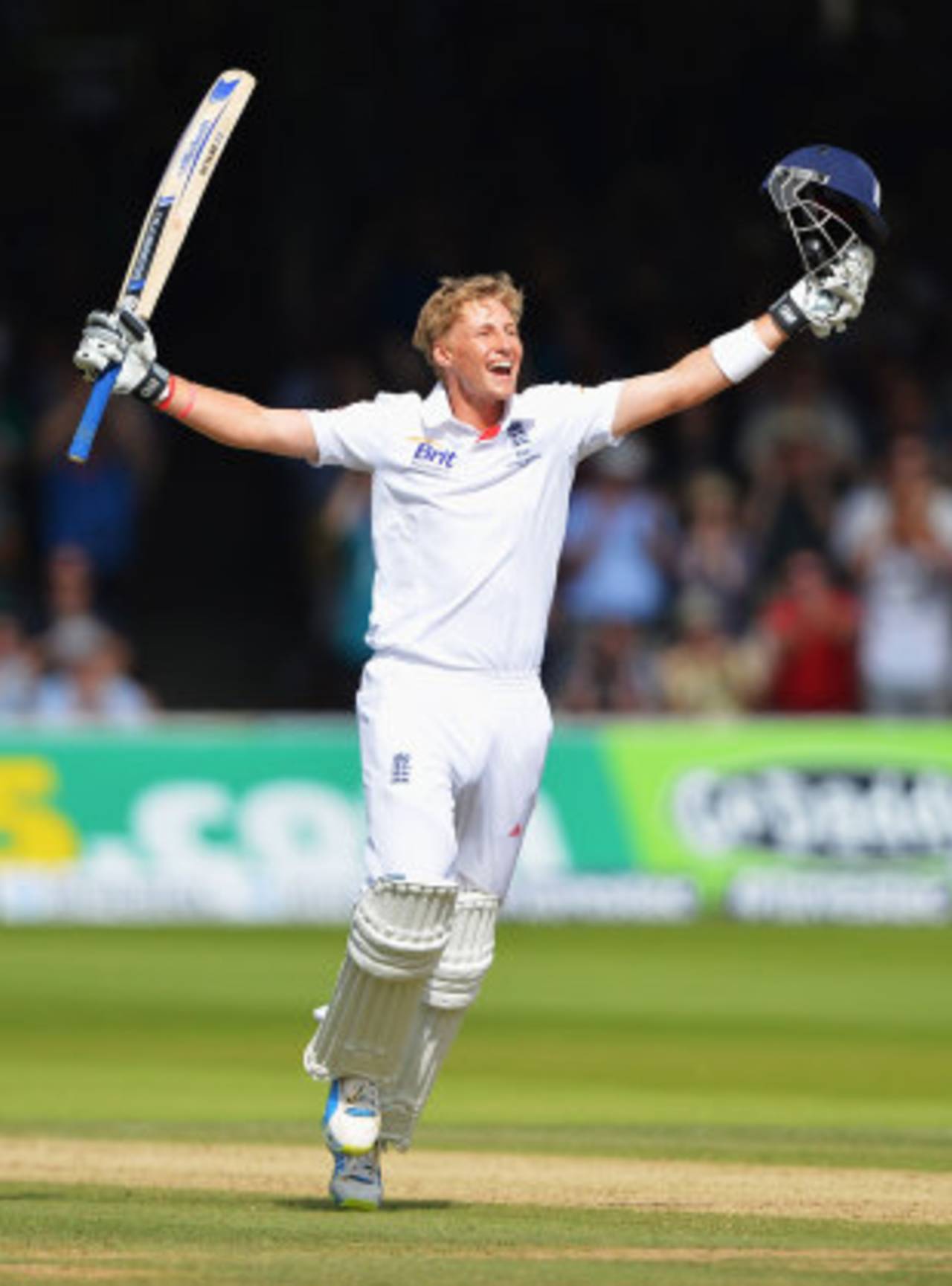 Joe Root completes his first Ashes hundred, England v Australia, 2nd Investec Test, Lord's, 3rd day, July 20, 2013