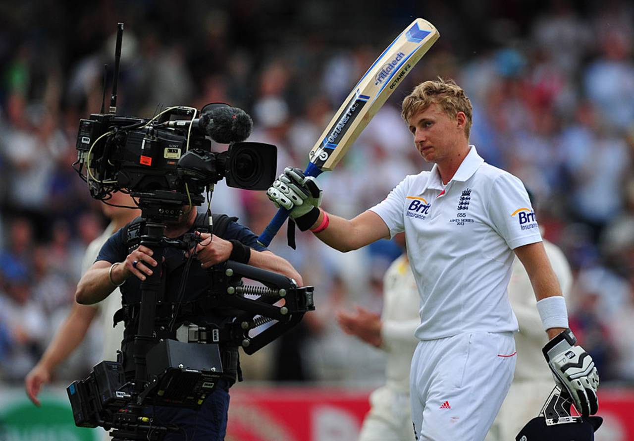 Job done: Joe Root walks off unbeaten on 178, England v Australia, 2nd Investec Test, Lord's, 3rd day, July 20, 2013
