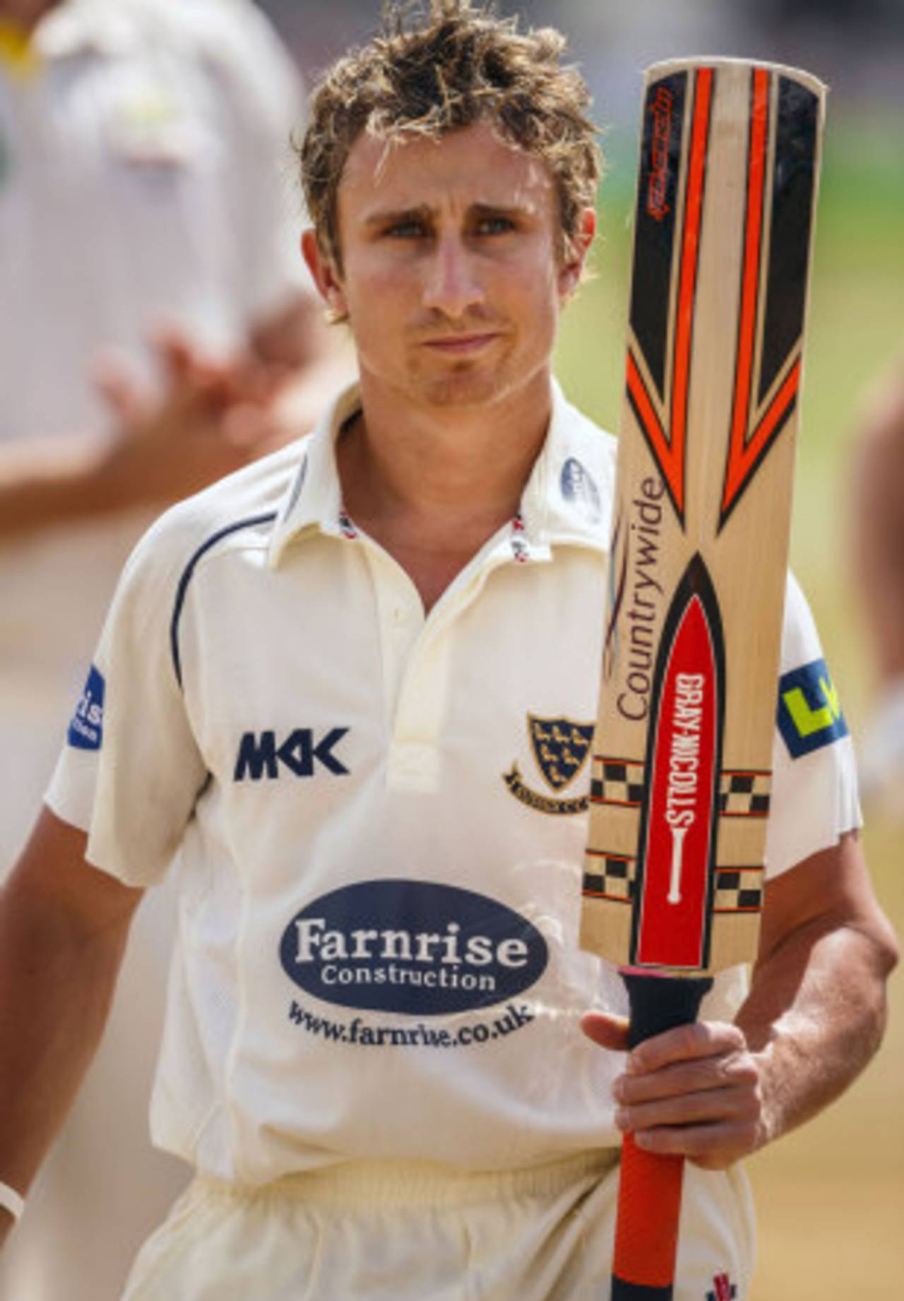 James Taylor finished unbeaten on 121, Sussex v Australians, Tour match, Hove, 3rd day, July 28, 2013