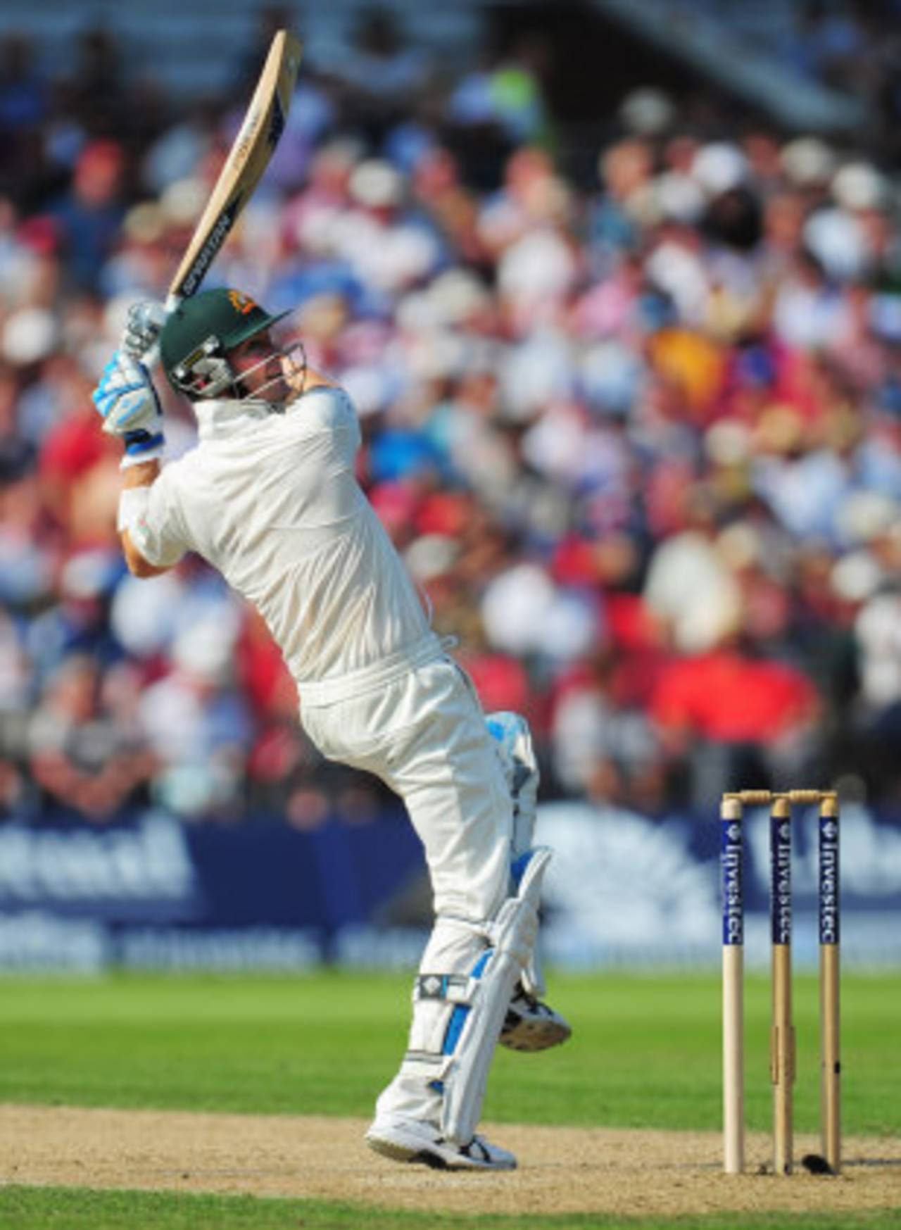Michael Clarke: anchoring the Australian innings as usual&nbsp;&nbsp;&bull;&nbsp;&nbsp;Getty Images