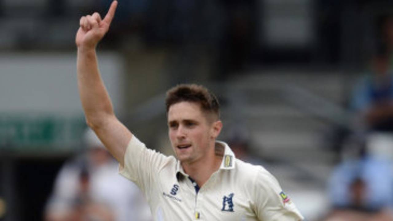Chris Woakes made his England Test debut in the final Ashes Test at The Oval&nbsp;&nbsp;&bull;&nbsp;&nbsp;Getty Images
