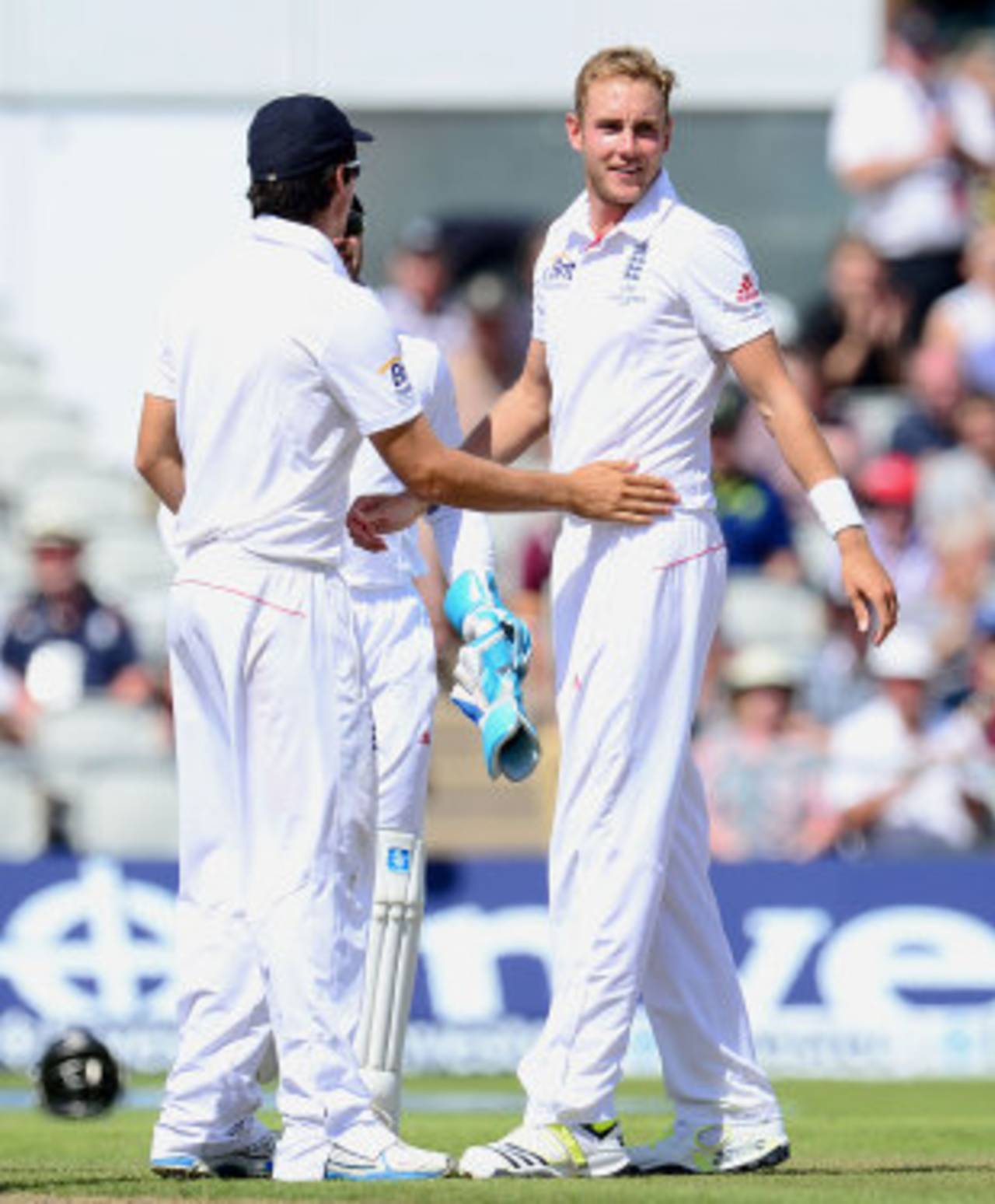 Stuart Broad finally picked up his 200th Test wicket when he removed Michael Clarke, England v Australia, 3rd Investec Test, Old Trafford, 2nd day, August 2, 2013