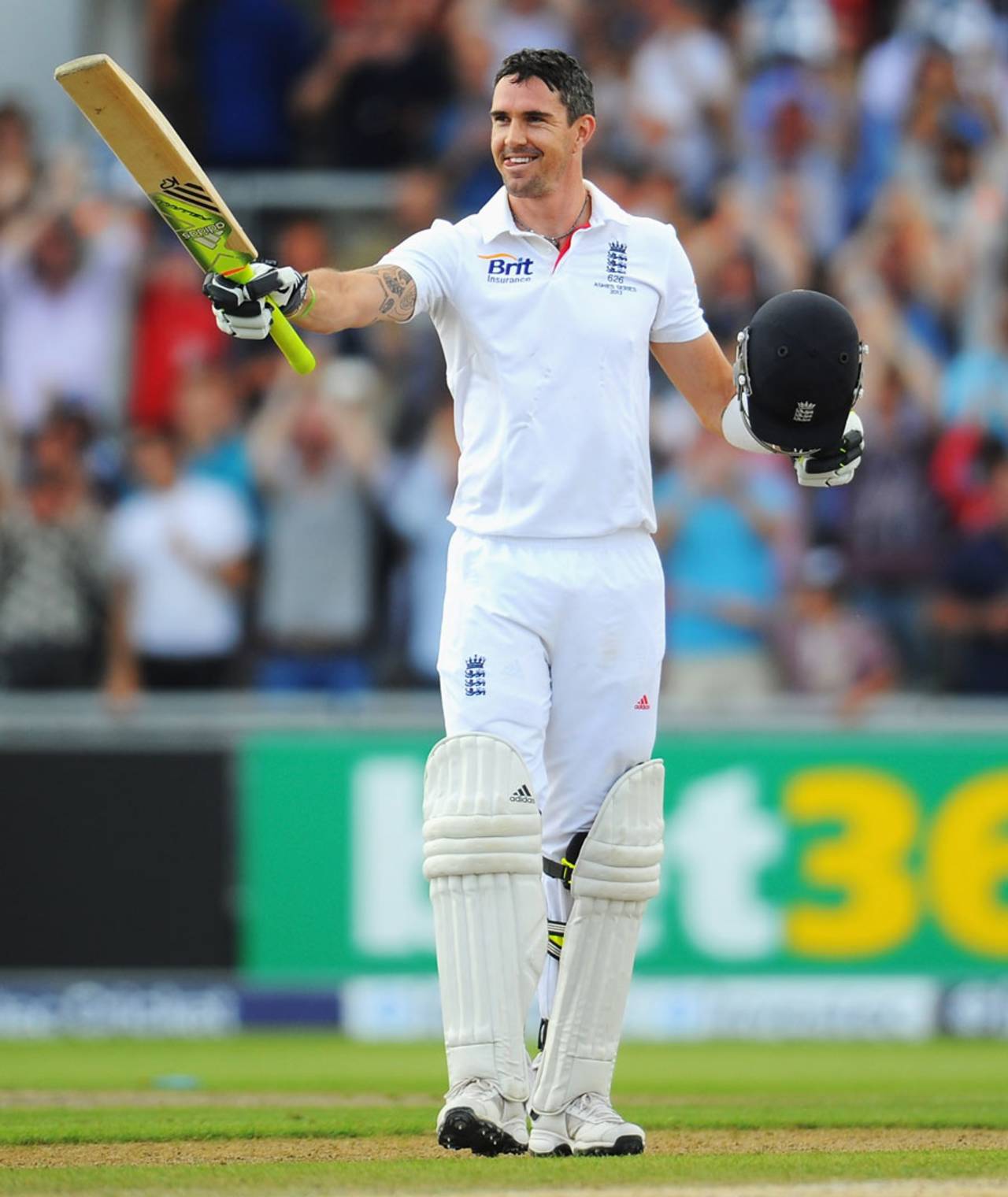 Kevin Pietersen scored his 23rd Test century, England v Australia, 3rd Investec Test, Old Trafford, 3rd day, August 3, 2013