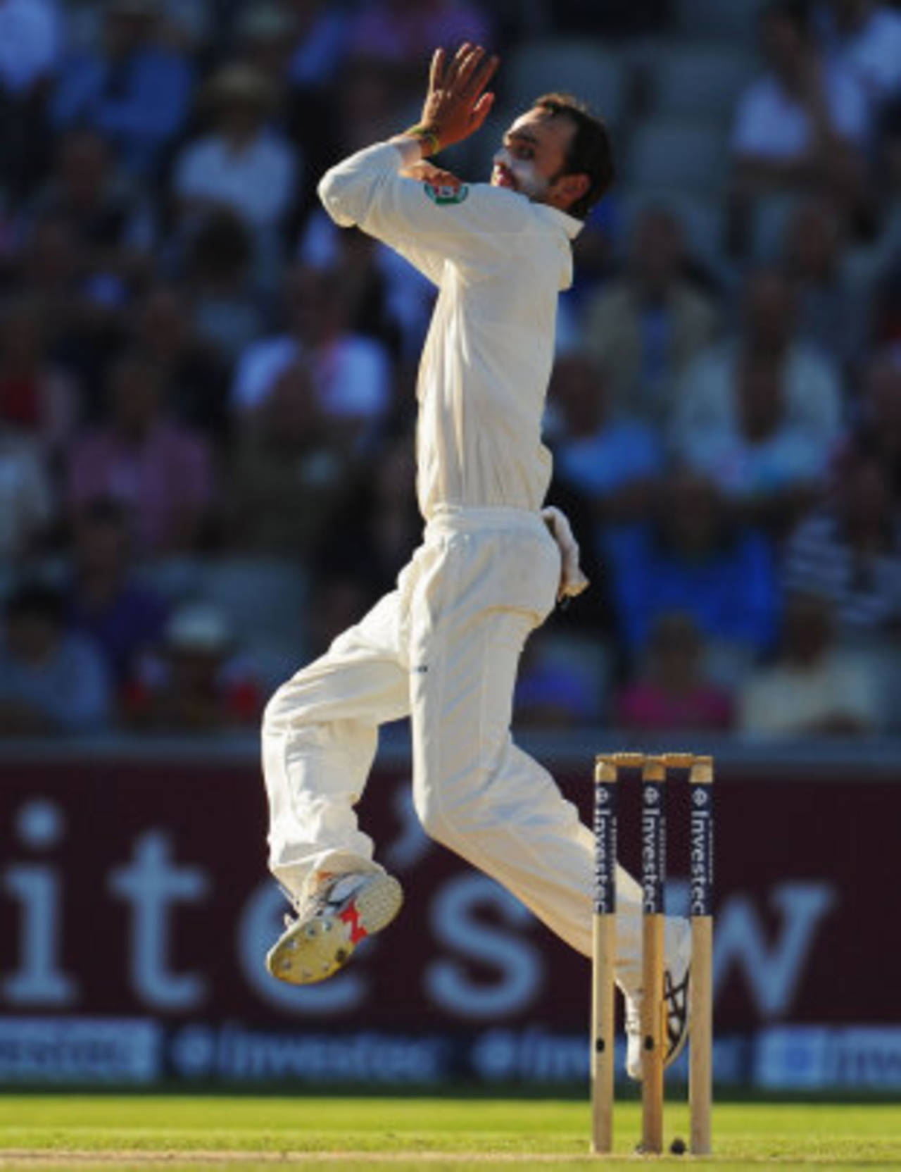 Nathan Lyon went wicketless on day three, England v Australia, 3rd Investec Test, Old Trafford, 3rd day, August 3, 2013