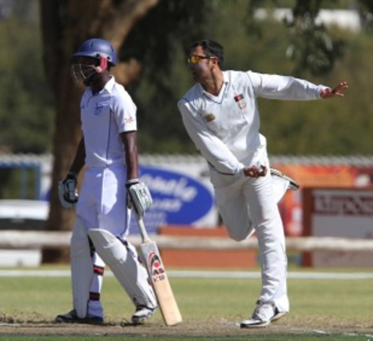 Mohammad Nabi finished with 6 for 33, Namibia v Afghanistan, ICC Intercontinental Cup, 1st day, Windhoek, August 4, 2013