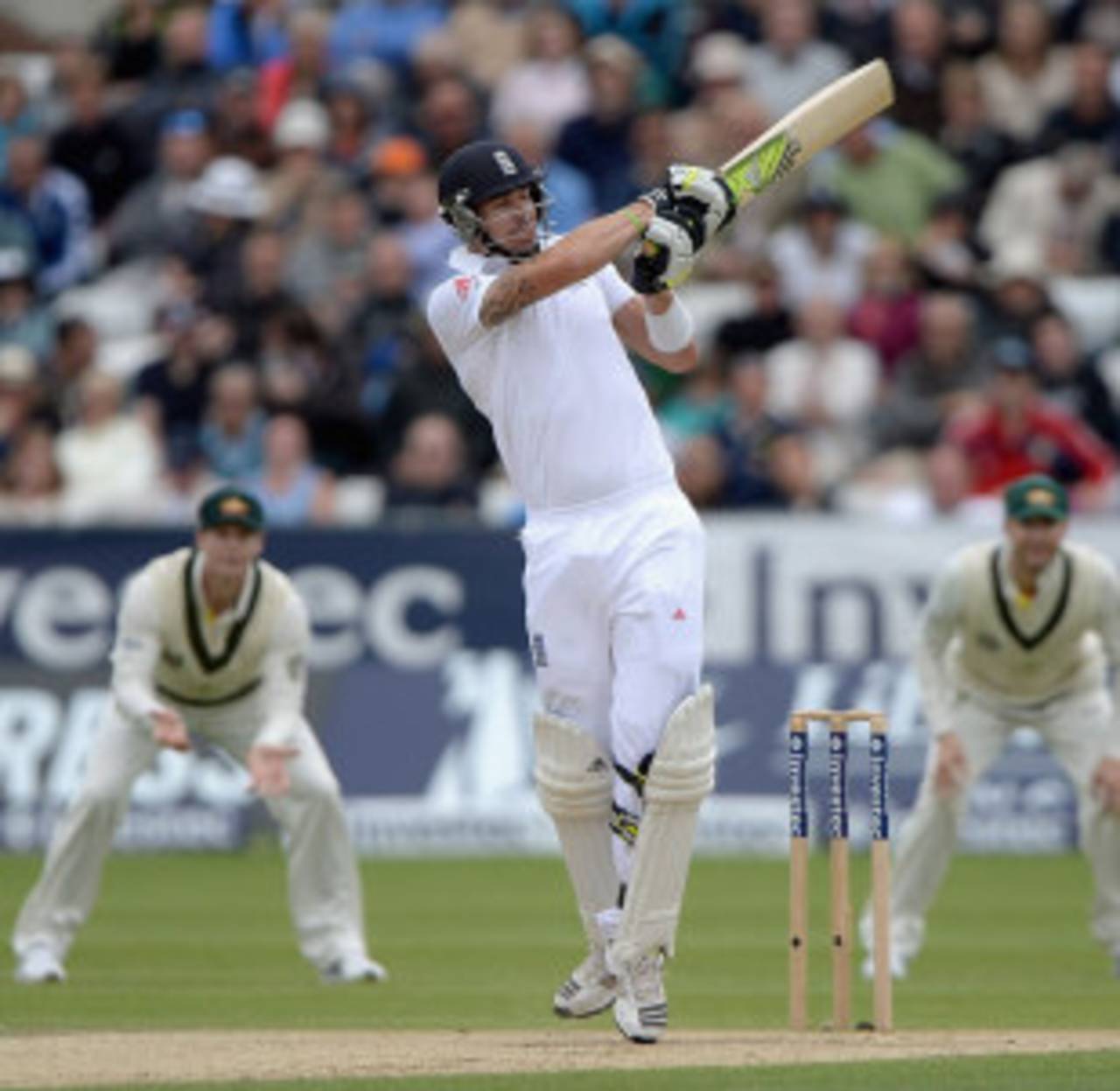 Kevin Pietersen lived dangerously on occasions, England v Australia, 4th Investec Ashes Test, 3rd day, Chester-le-Street, August 11, 2013