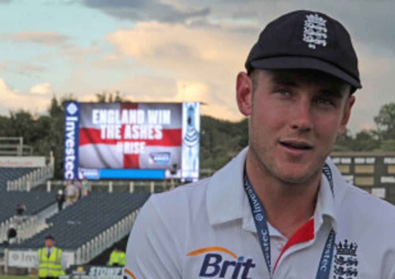 Stuart Broad sealed England the Ashes series, England v Australia, 4th Investec Test, 4th day, Chester-le-Street, August 12, 2013