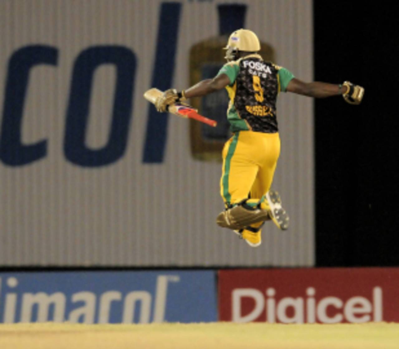 Andre Russell's 6-ball 29 helped Jamaica book their place in Saturday's final&nbsp;&nbsp;&bull;&nbsp;&nbsp;Getty Images