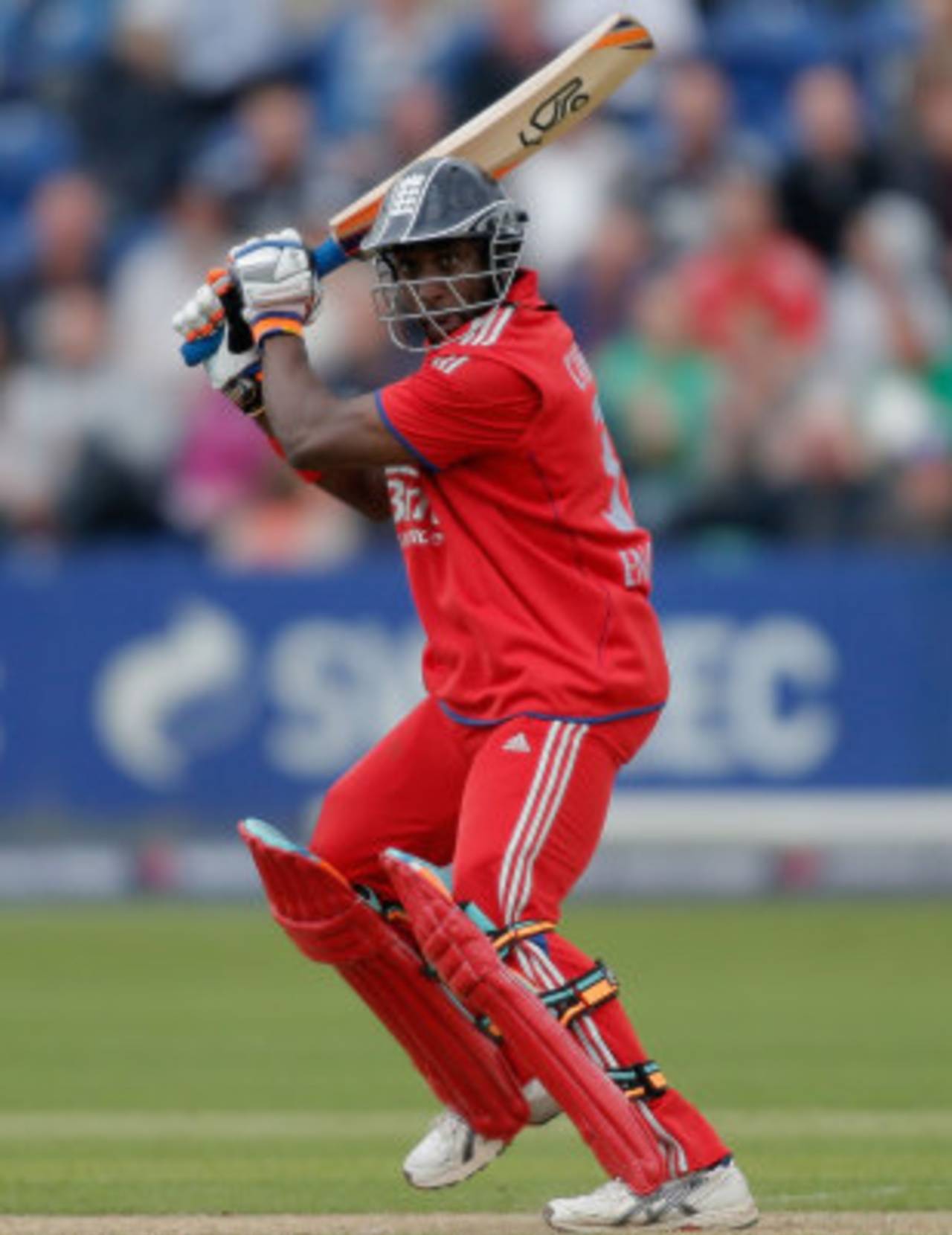 Michael Carberry weathered a difficult start to make his first international half-century&nbsp;&nbsp;&bull;&nbsp;&nbsp;Getty Images