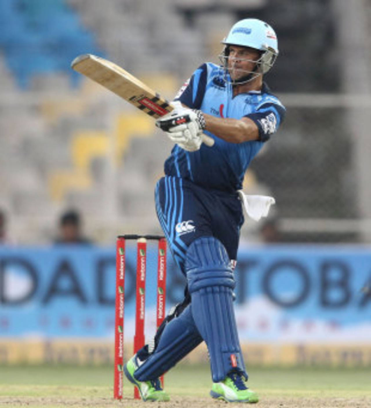 Jacques Rudolph plays a pull, Titans v Trinidad & Tobago, Group B, Champions League 2013, Ahmedabad, Sep 30, 2013