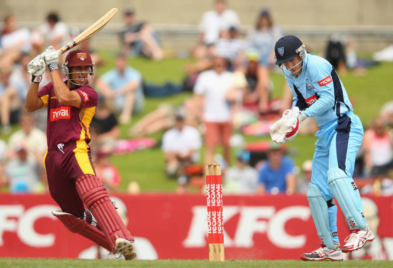 Usman Khawaja: the star of Queensland's big chase in the Ryobi Cup final&nbsp;&nbsp;&bull;&nbsp;&nbsp;Getty Images