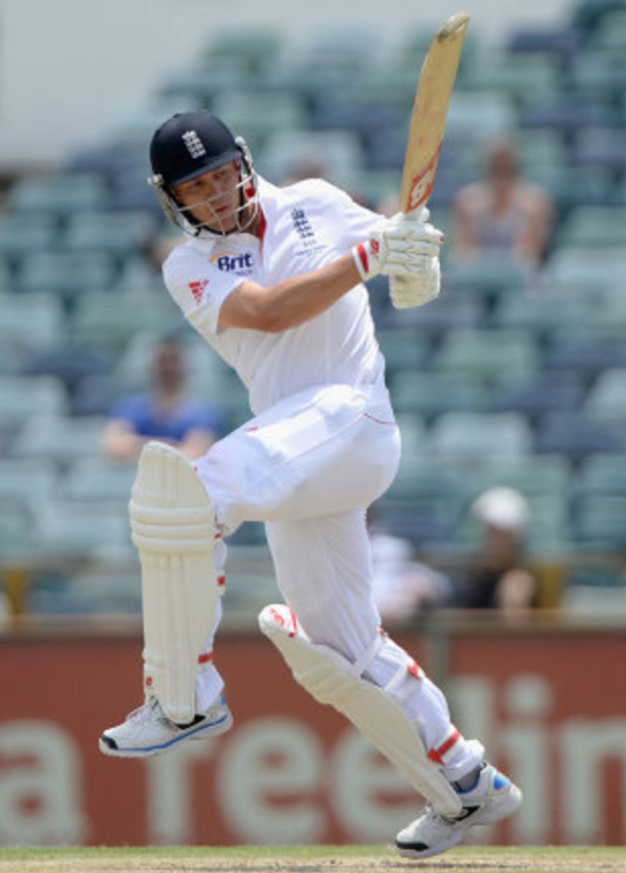 Jonathan Trott finished unbeaten on 113, Western Australia Chairman's XI v England XI, Tour match, Perth, 3rd day, November 2, 2013