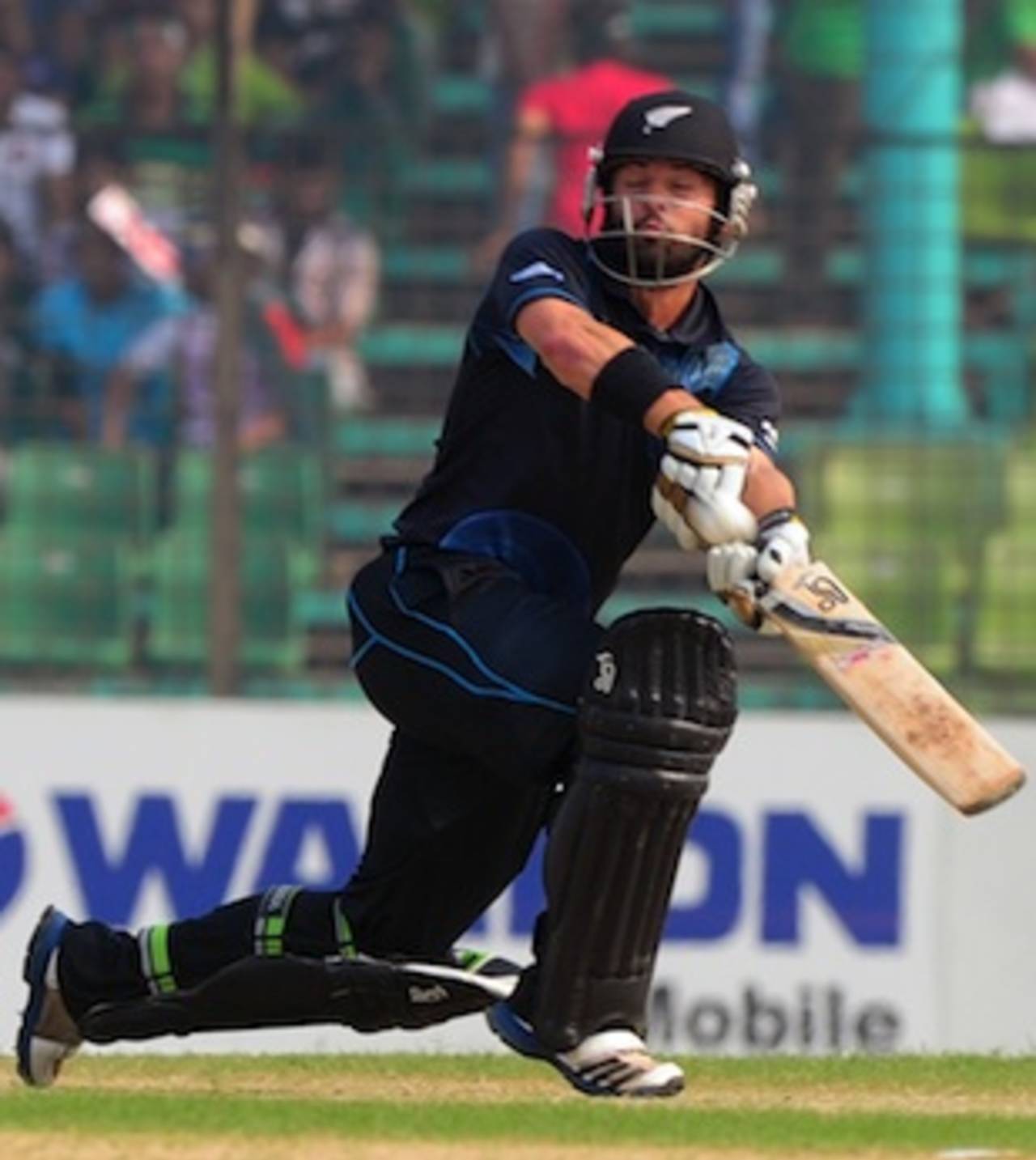 Anton Devcich scored 46 off 38 balls, Bangladesh v New Zealand, 3rd ODI, Fatullah, November 3, 2013