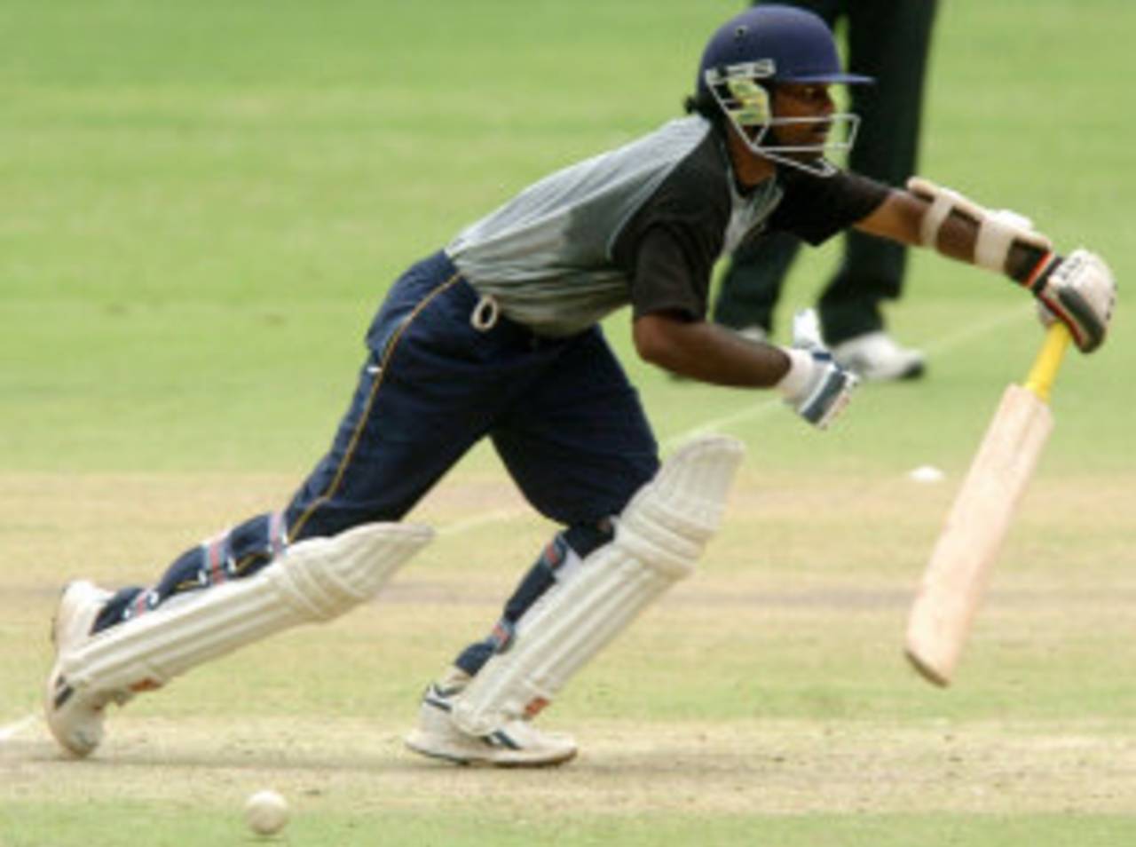 Venugopal Rao at a practice session in Bangalore, July 19, 2005
