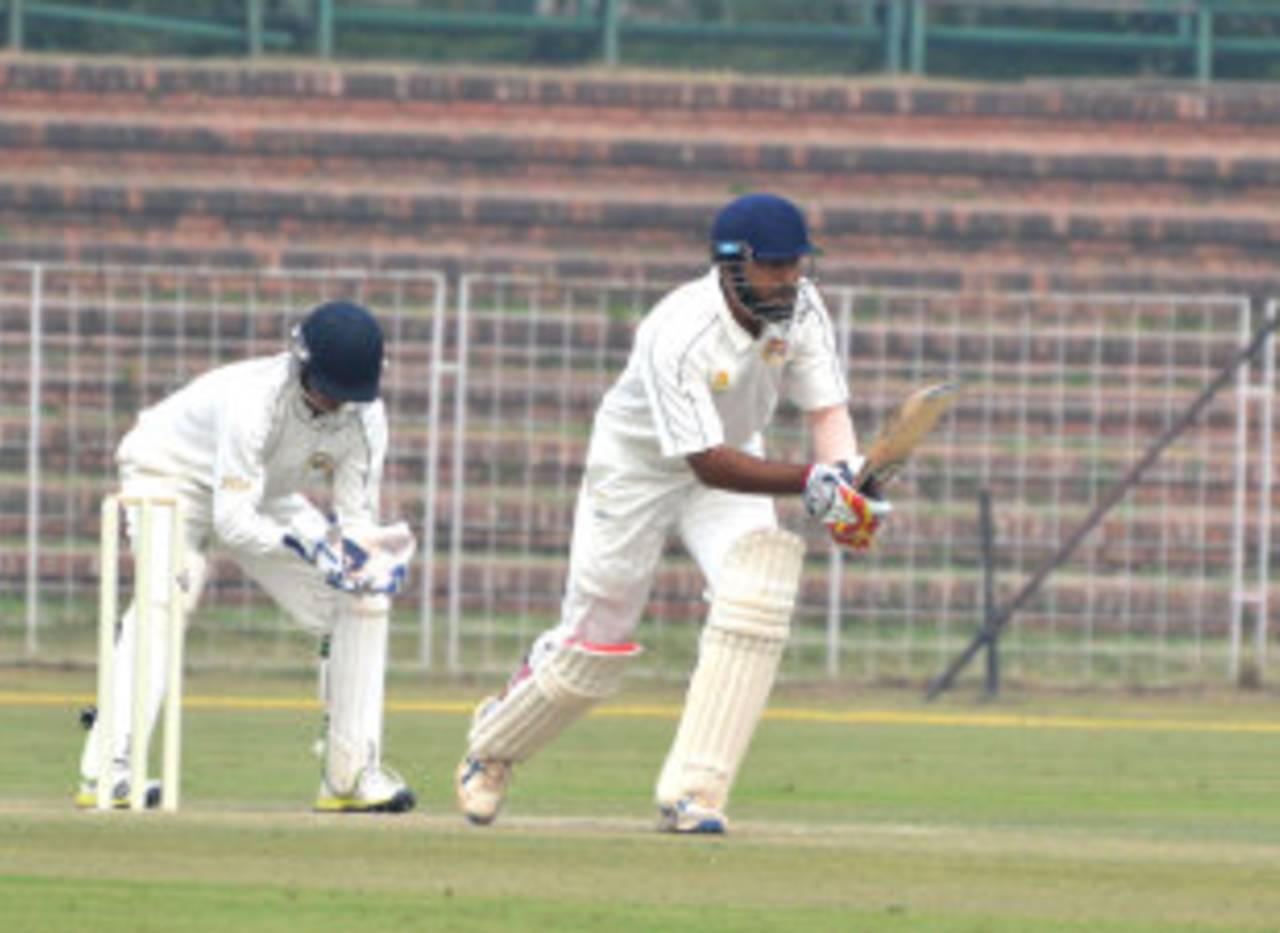 Wasim Jaffer scored 111 in the first innings, Punjab v Mumbai, Ranji Trophy, Group A, 1st day, Chandigarh, November 7, 2013