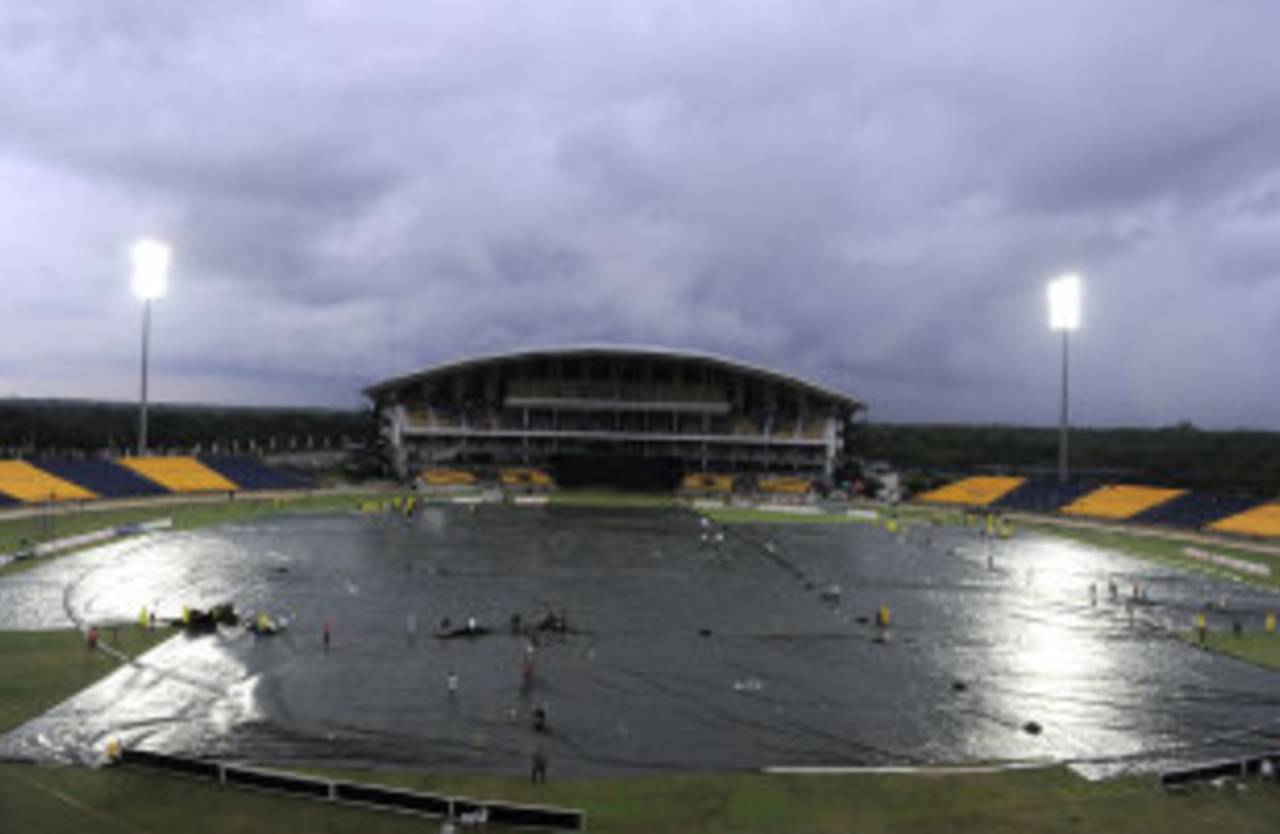 The rain made a mockery of Sri Lanka's two-spinner strategy&nbsp;&nbsp;&bull;&nbsp;&nbsp;AFP