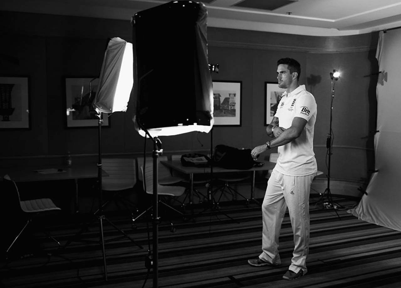 Kevin Pietersen goes through a pre-series photoshoot, Sydney, November 11, 2013