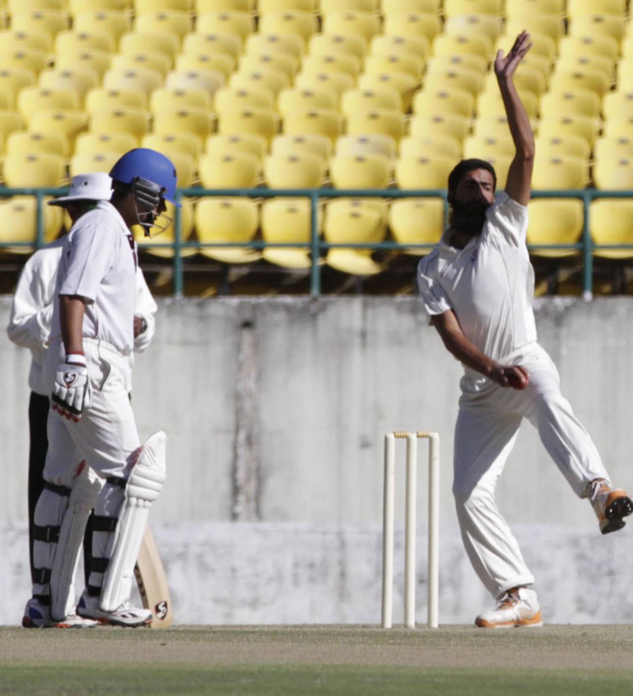 Fast-bowling talents like Mohammed Mudhasir (in pic) are not uncommon in Jammu & Kashmir&nbsp;&nbsp;&bull;&nbsp;&nbsp;ESPNcricinfo