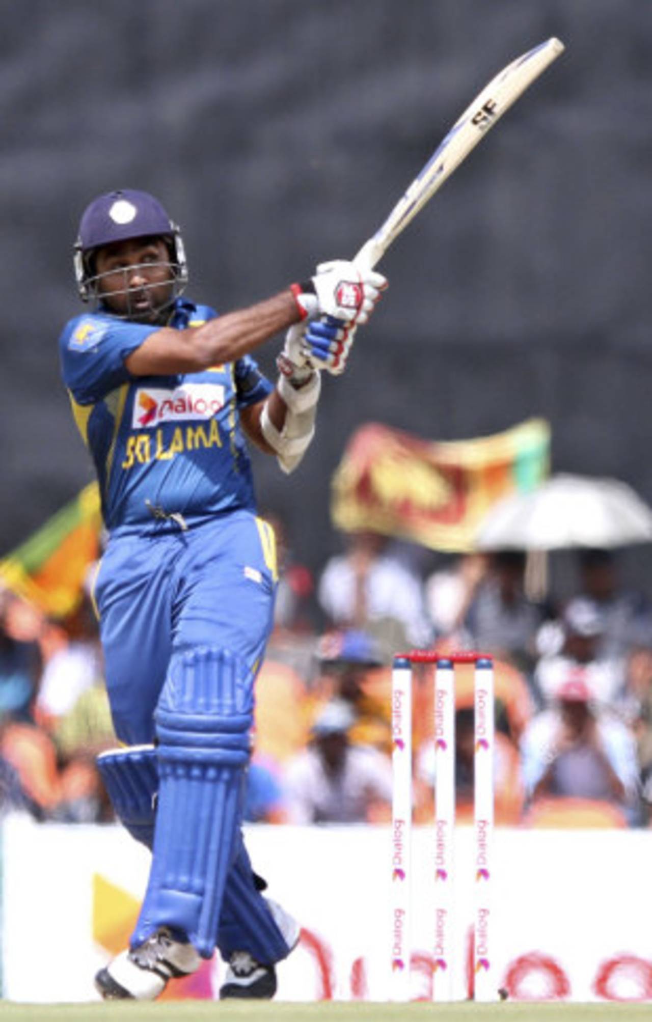 Mahela Jayawardene slammed eight fours, Sri Lanka v New Zealand, 3rd ODI, Dambulla, November 16, 2013