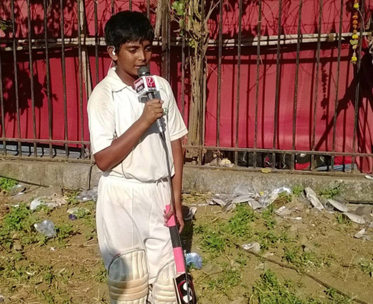 Fourteen-year-old Prithvi Shaw speaks after his record 546, Mumbai, November 20, 2013