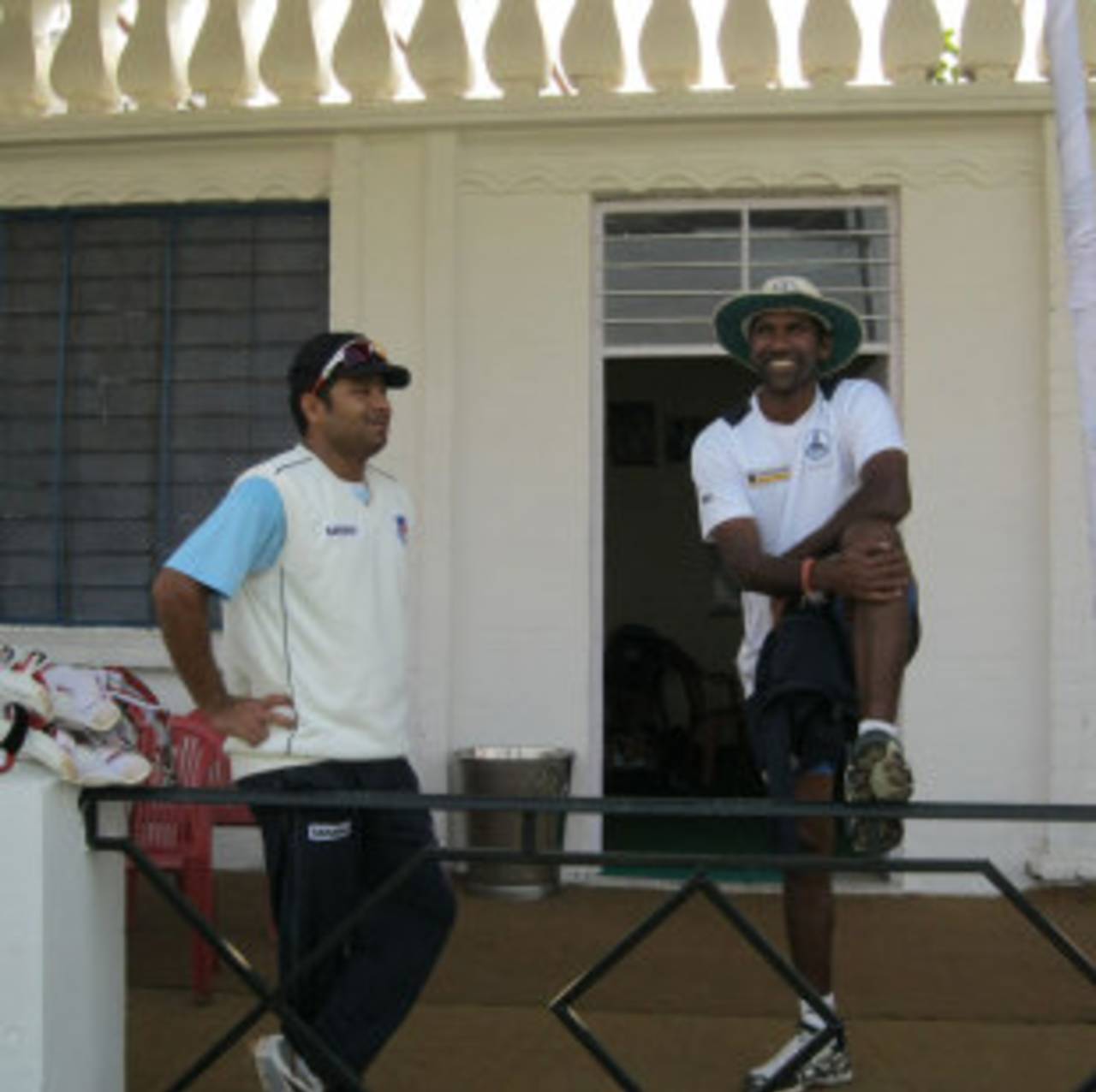 Piyush Chawla (left) bowled 51.5 overs in one innings during Uttar Pradesh's previous match against Saurashtra&nbsp;&nbsp;&bull;&nbsp;&nbsp;ESPNcricinfo Ltd/ Siddarth Ravindran