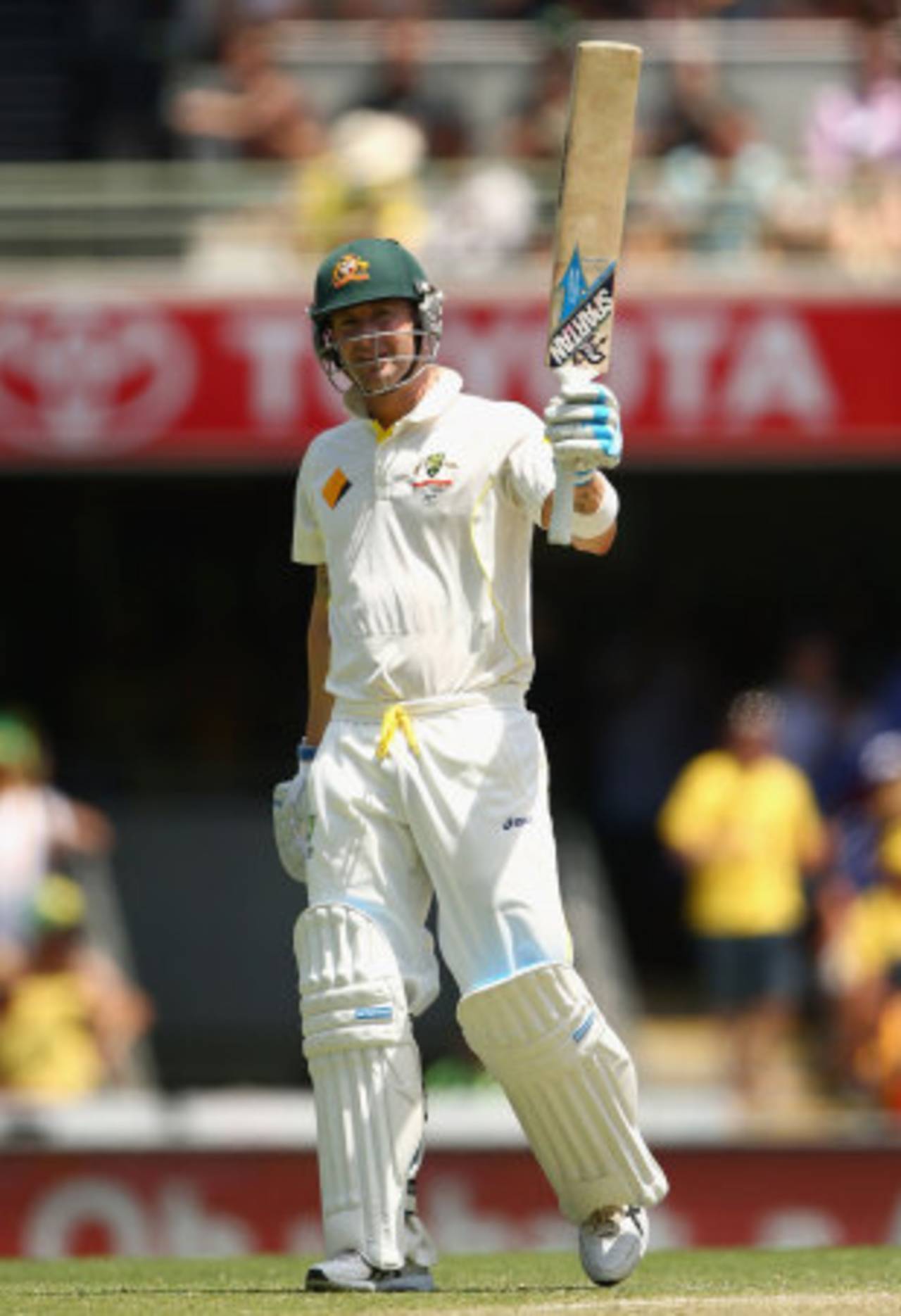 Michael Clarke progressed quickly to his half-century, Australia v England, 1st Test, Brisbane, 3rd day, November 23, 2013