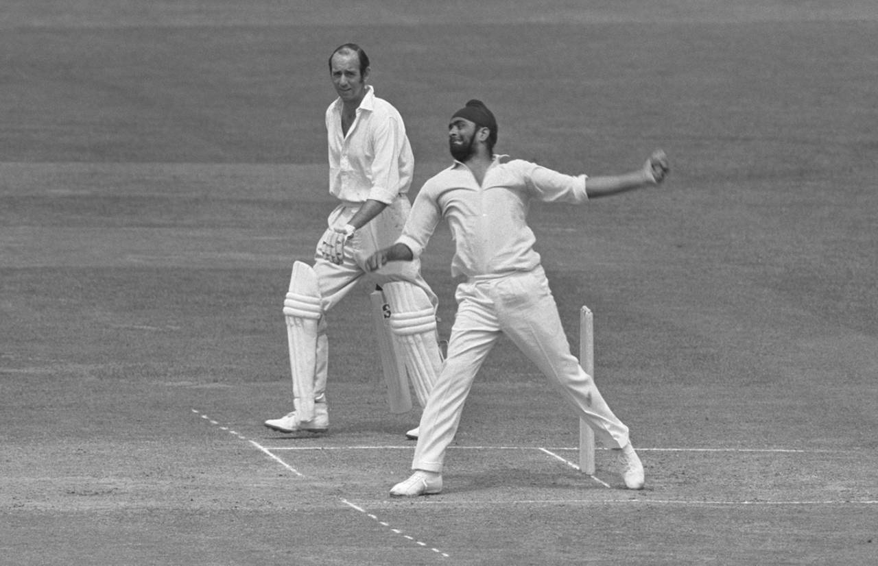 Bedi made the ball hurry off the pitch after holding it in the air longer than most others&nbsp;&nbsp;&bull;&nbsp;&nbsp;PA Photos