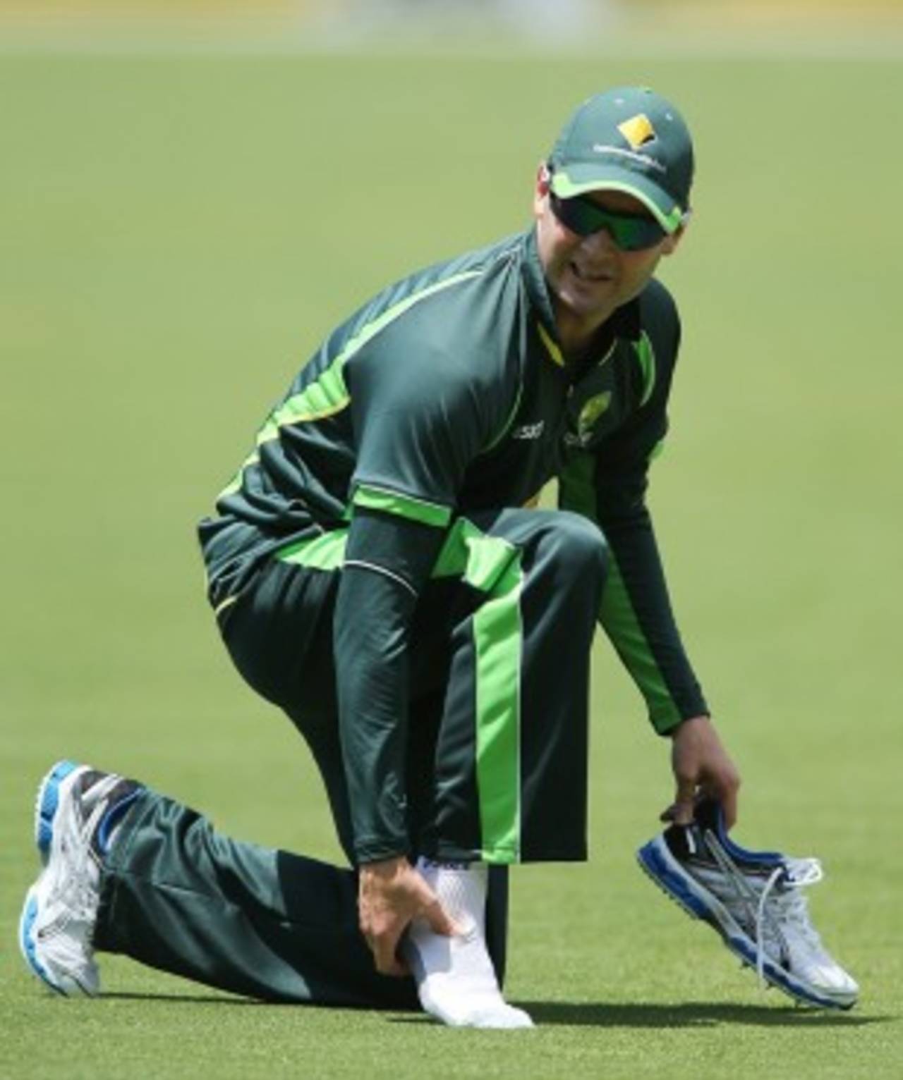 Michael Clarke hurt his ankle at training on Monday&nbsp;&nbsp;&bull;&nbsp;&nbsp;Getty Images