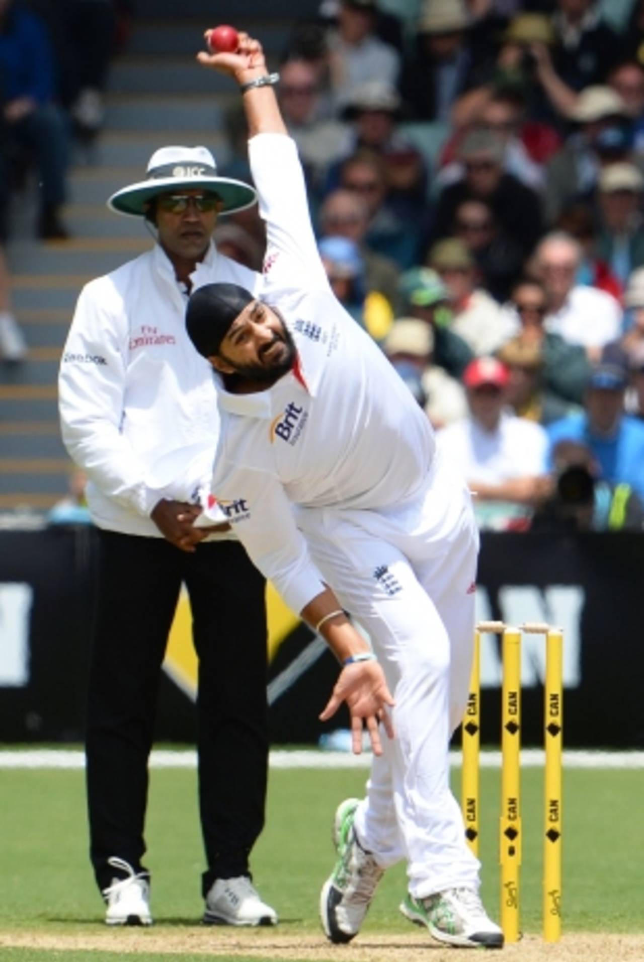 Monty Panesar was the subject of off-field drama as he returned to the England side in Adelaide&nbsp;&nbsp;&bull;&nbsp;&nbsp;AFP