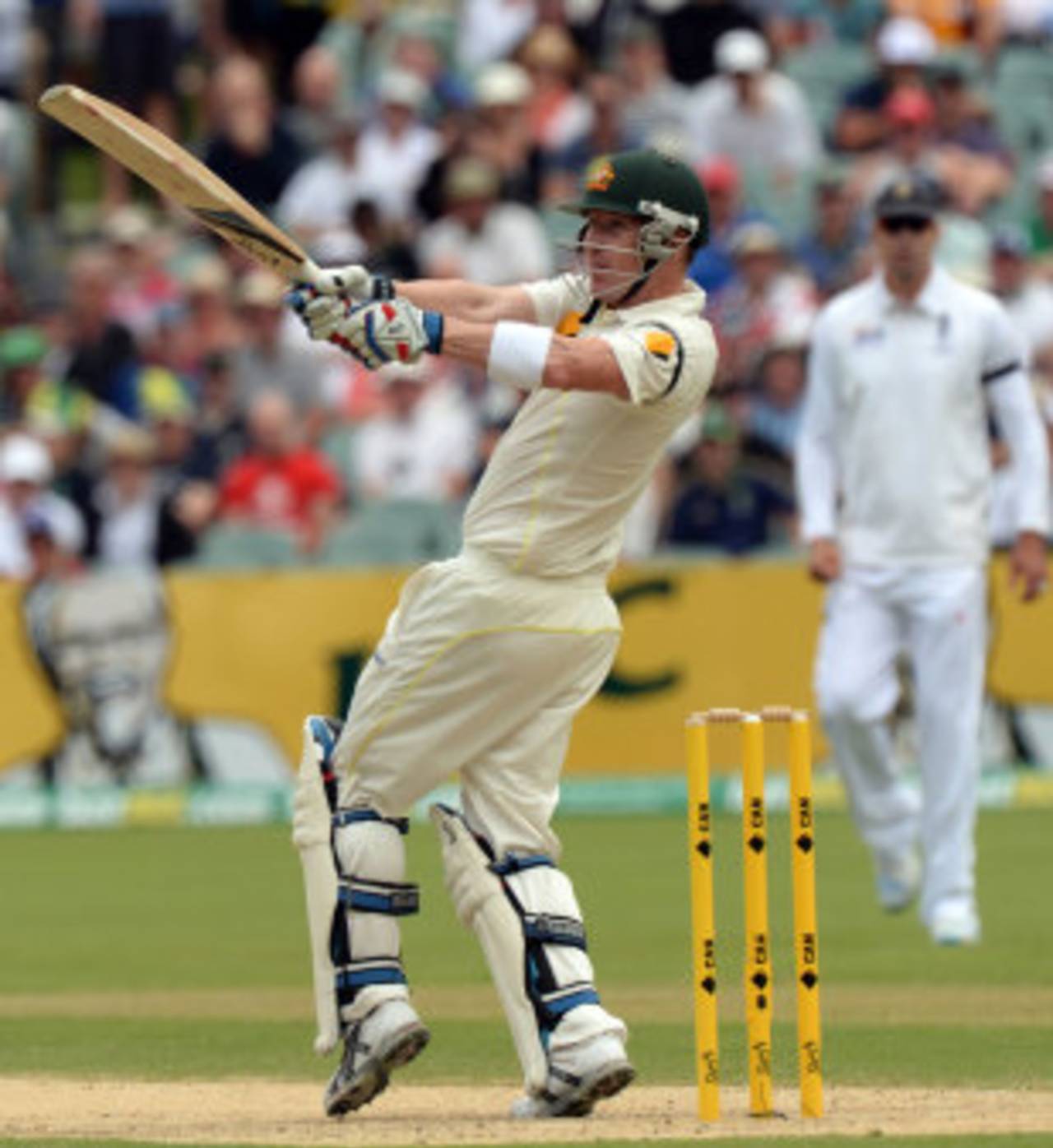 Brad Haddin was in typically positive mode, Australia v England, 2nd Test, Adelaide, 2nd day, December 6, 2013