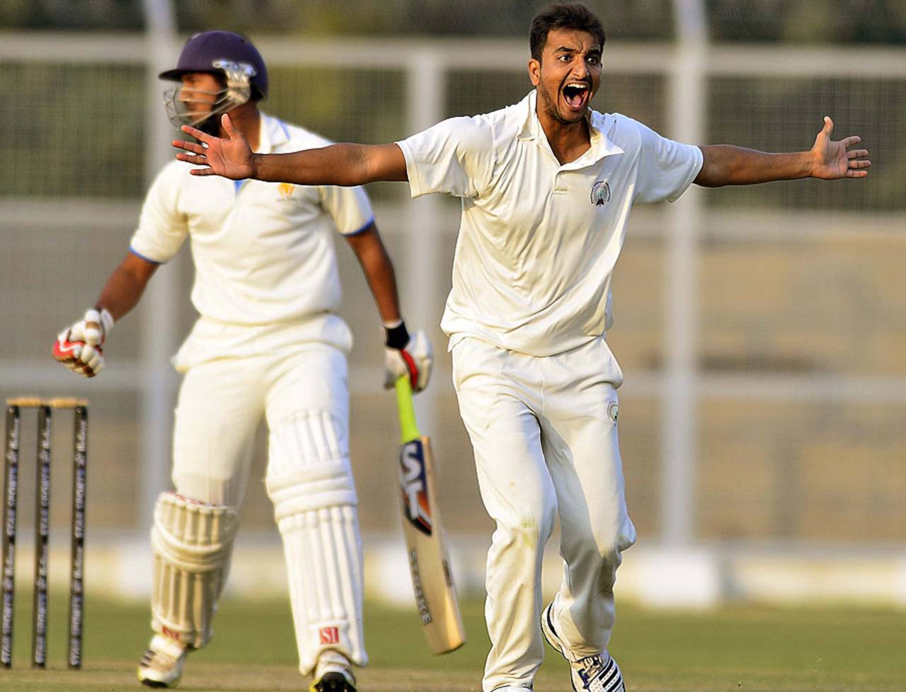 File photo - Harshal Patel took two early wickets to set the tone for Haryana's fightback