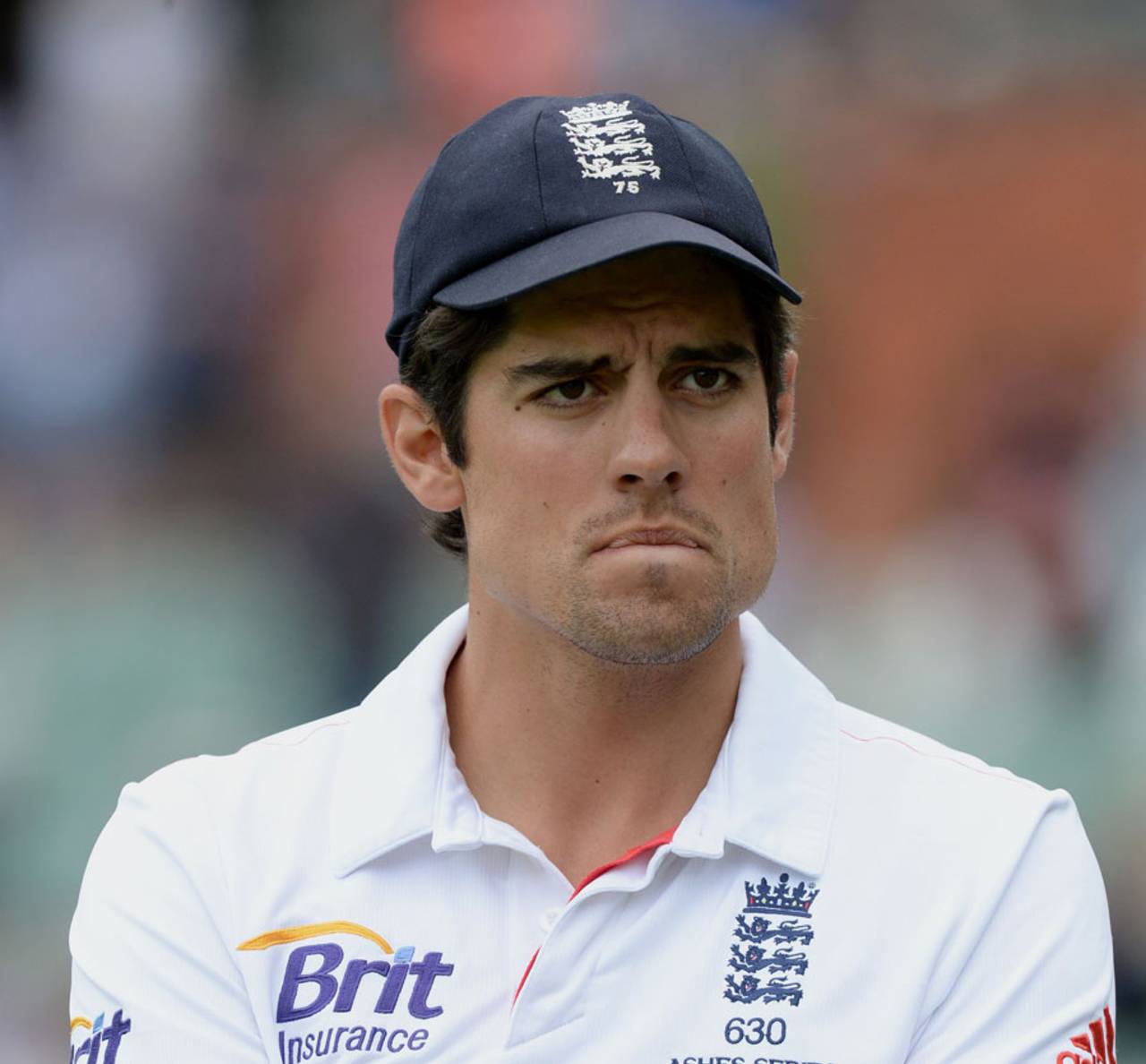 A glum Alastair Cook ponders a 218-run defeat, Australia v England, 2nd Test, Adelaide, 5th day, December 9, 2013
