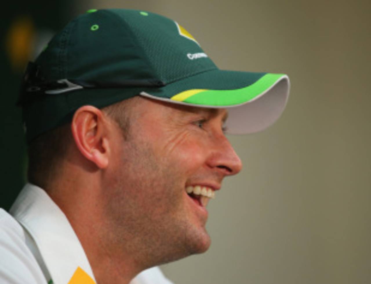 Michael Clarke had plenty to smile about ahead of his 100th Test, Perth, December 12, 2013