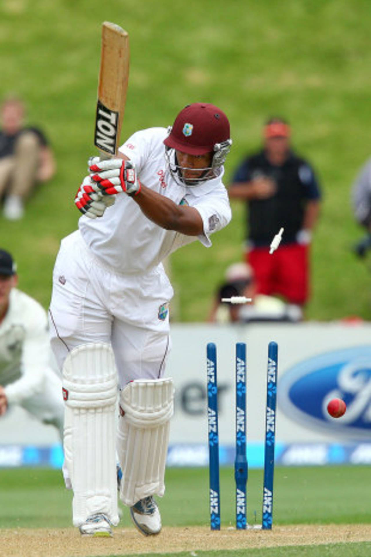West Indies' batsmen struggled in both innings at Basin Reserve, after their bowlers had failed to exploit a green pitch&nbsp;&nbsp;&bull;&nbsp;&nbsp;Getty Images