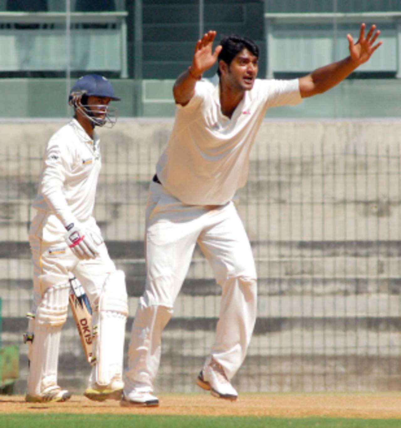 Pankaj Singh rocked Tamil Nadu's top order with four wickets, Tamil Nadu v Rajasthan, Ranji Trophy, Group B, 1st day, Chennai, December 22, 2013