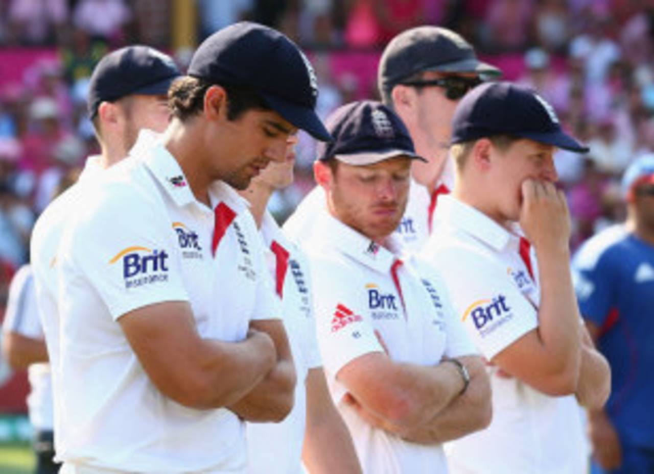 The England dressing room was a "pretty sombre place" after defeat in Sydney&nbsp;&nbsp;&bull;&nbsp;&nbsp;Getty Images