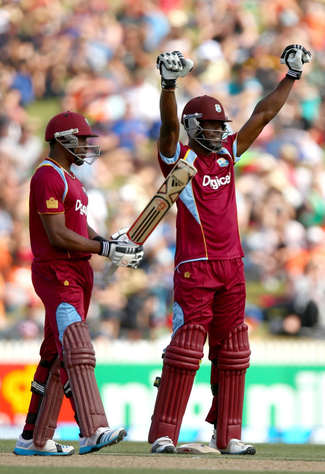 Dwayne Bravo: "Edwards came in at No. 3, under pressure, and took the opportunity by getting a maiden century"&nbsp;&nbsp;&bull;&nbsp;&nbsp;Getty Images