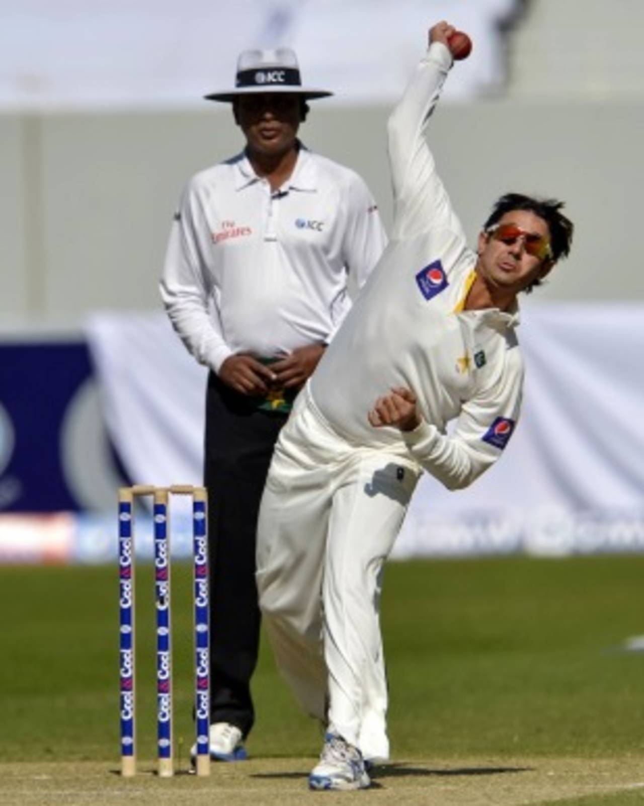 Saeed Ajmal went wicket-less but Mohammad Akram wasn't giving up on him yet&nbsp;&nbsp;&bull;&nbsp;&nbsp;Associated Press