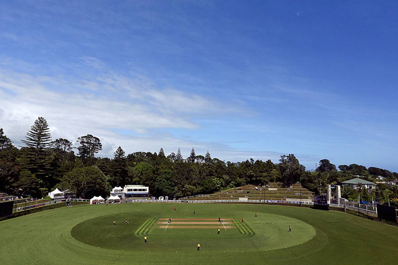 The picturesque Pukekura Park in New Plymouth , Kenya v Papua New Guinea,  World Cup 2015 qualifiers, New Plymouth, January 13, 2014