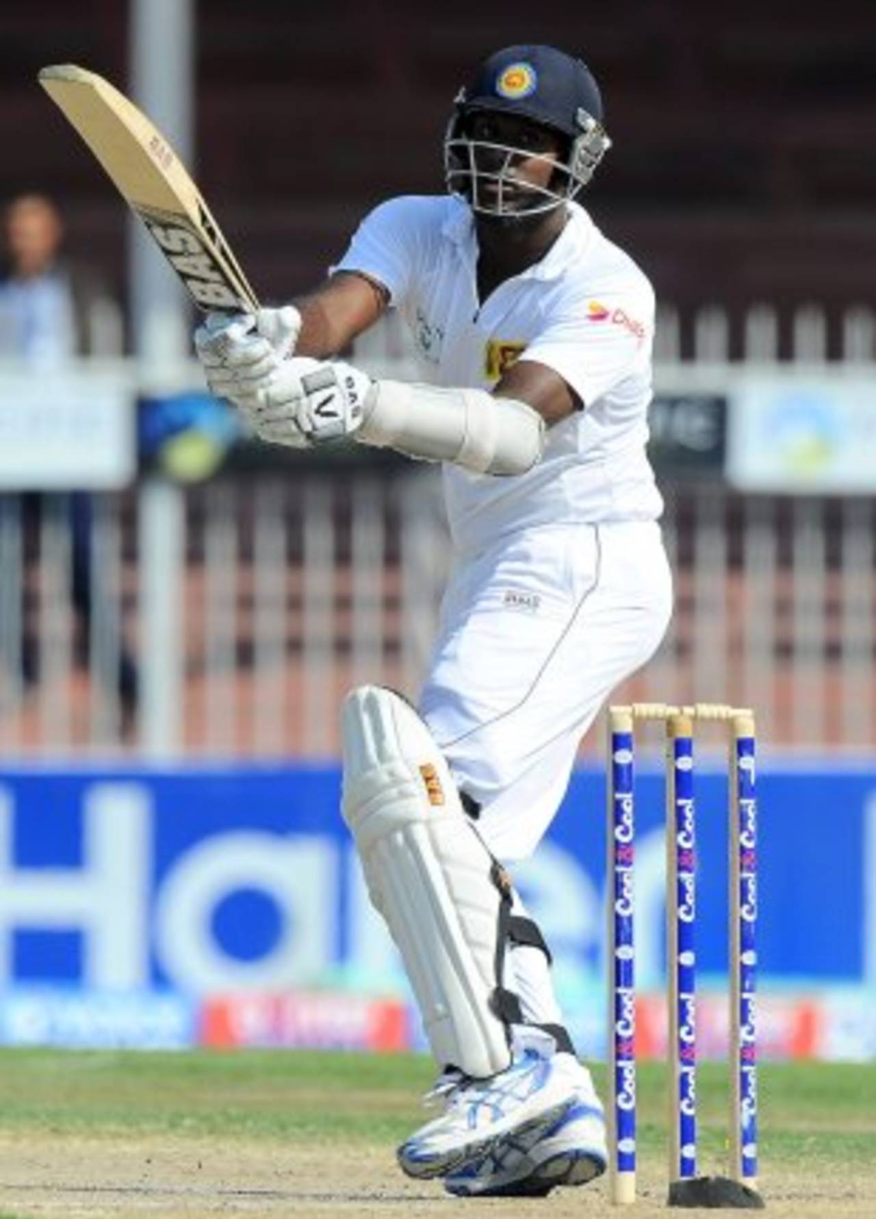 Angelo Mathews was caught on the hook, Pakistan v Sri Lanka, 3rd Test, Sharjah, 5th day, January 20, 2014