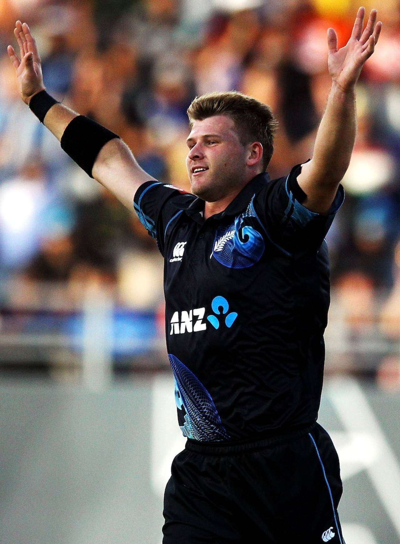 Corey Anderson became the first New Zealand allrounder to take ten wickets and score 100-plus runs in a bilateral ODI series&nbsp;&nbsp;&bull;&nbsp;&nbsp;Getty Images